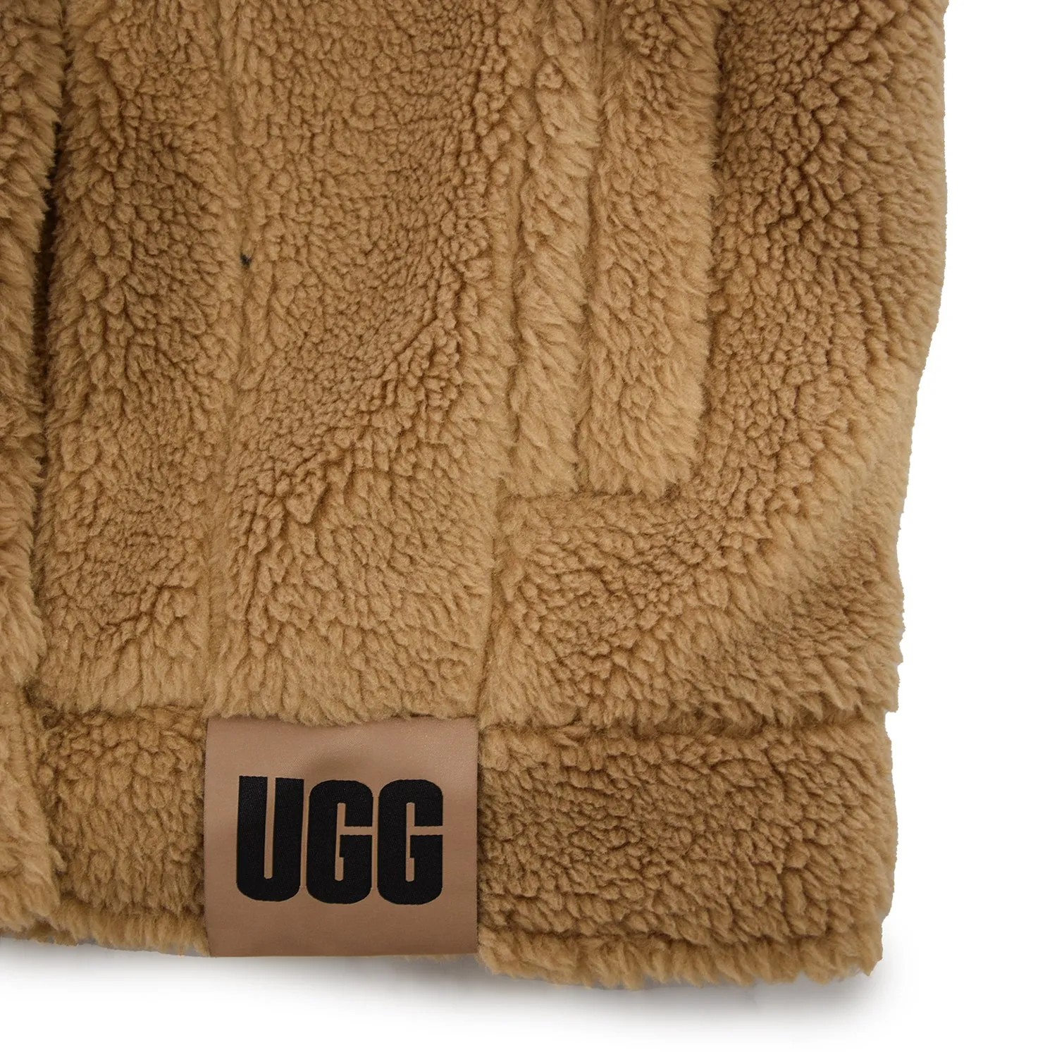 Giacca Trucker Ugg Donna Beige In Pile Felpato Oversize Vaporosa