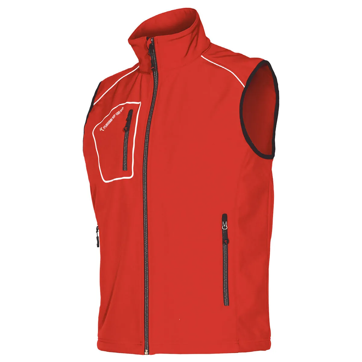 Gilet softshell Issaline Snappy Rosso