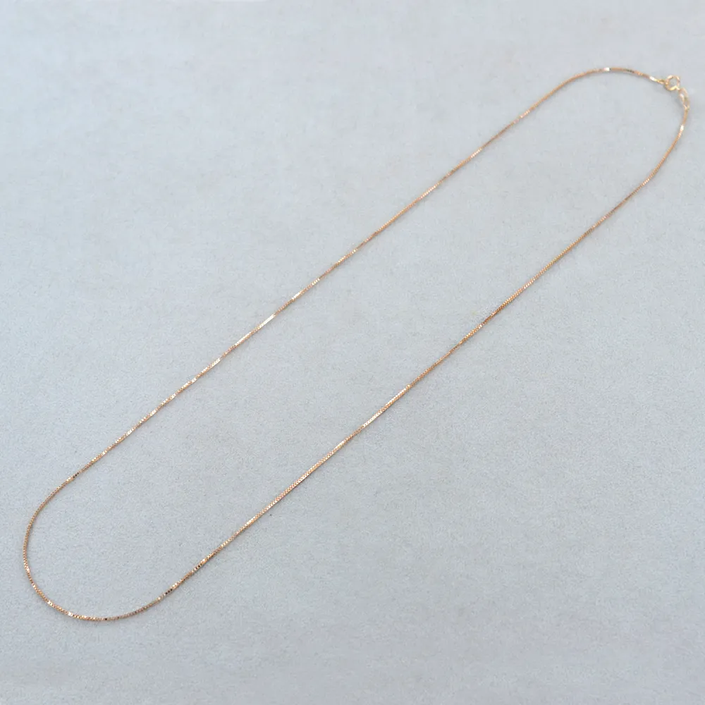 Girocollo catena Veneziana in oro rosa 50 cm media