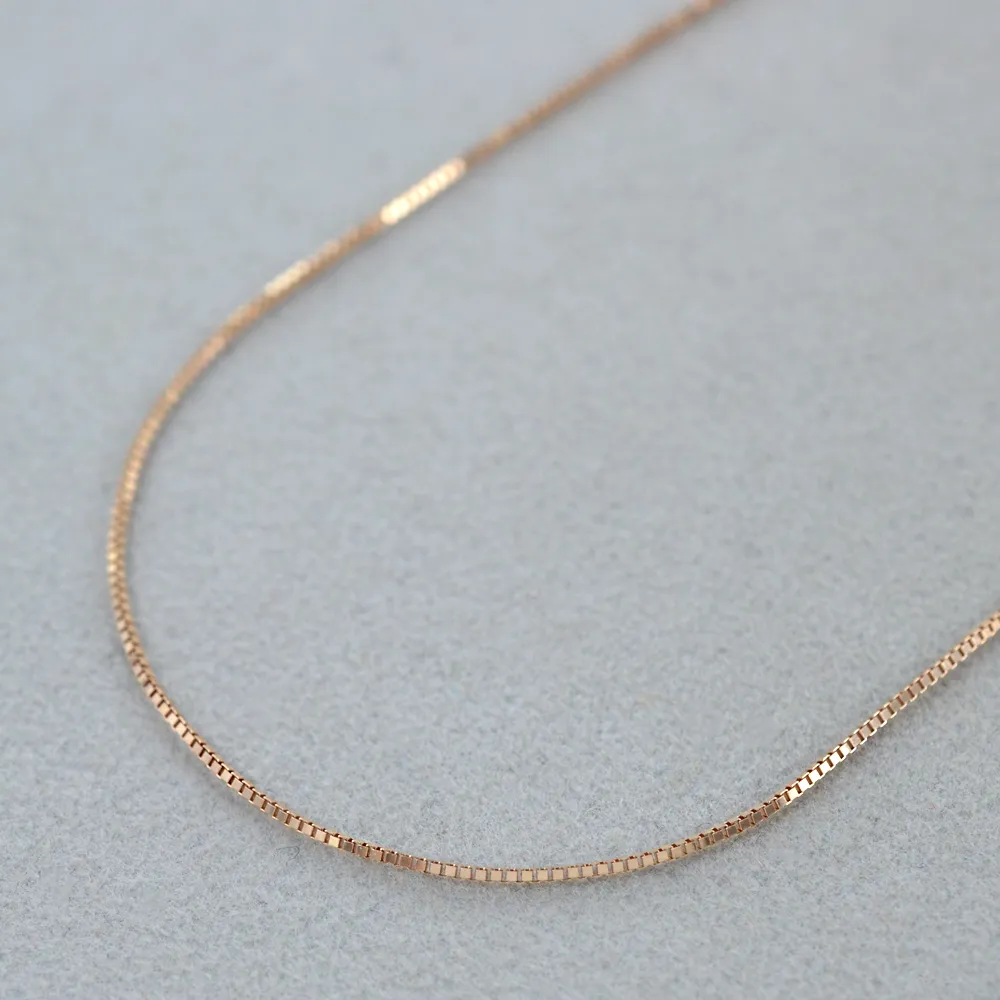 Girocollo catena Veneziana in oro rosa 50 cm media