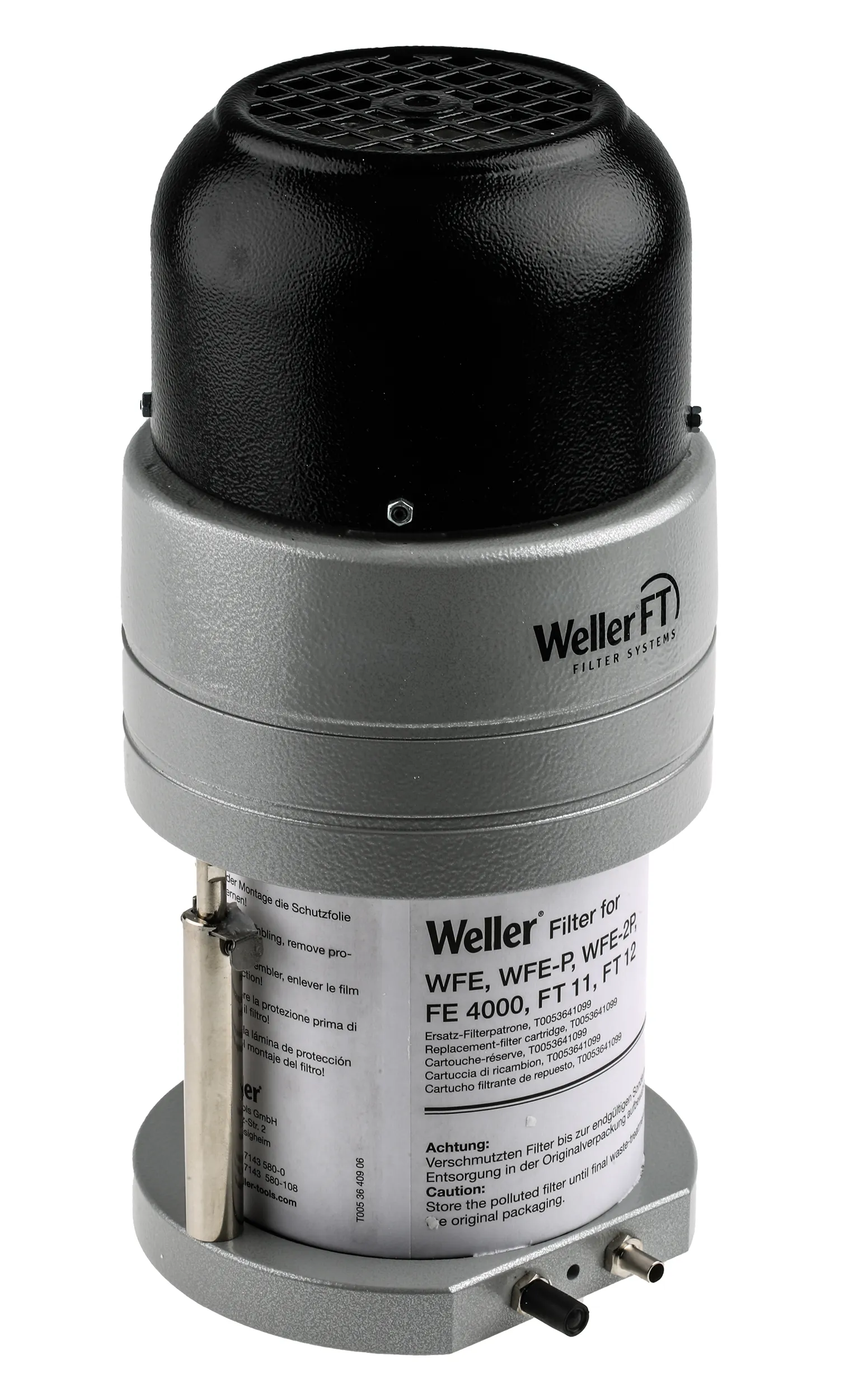 Gruppo estrazione fumi per stilo saldante Weller, 230V ca, 70W, pre-filtro F7, rumore 45dB(A)