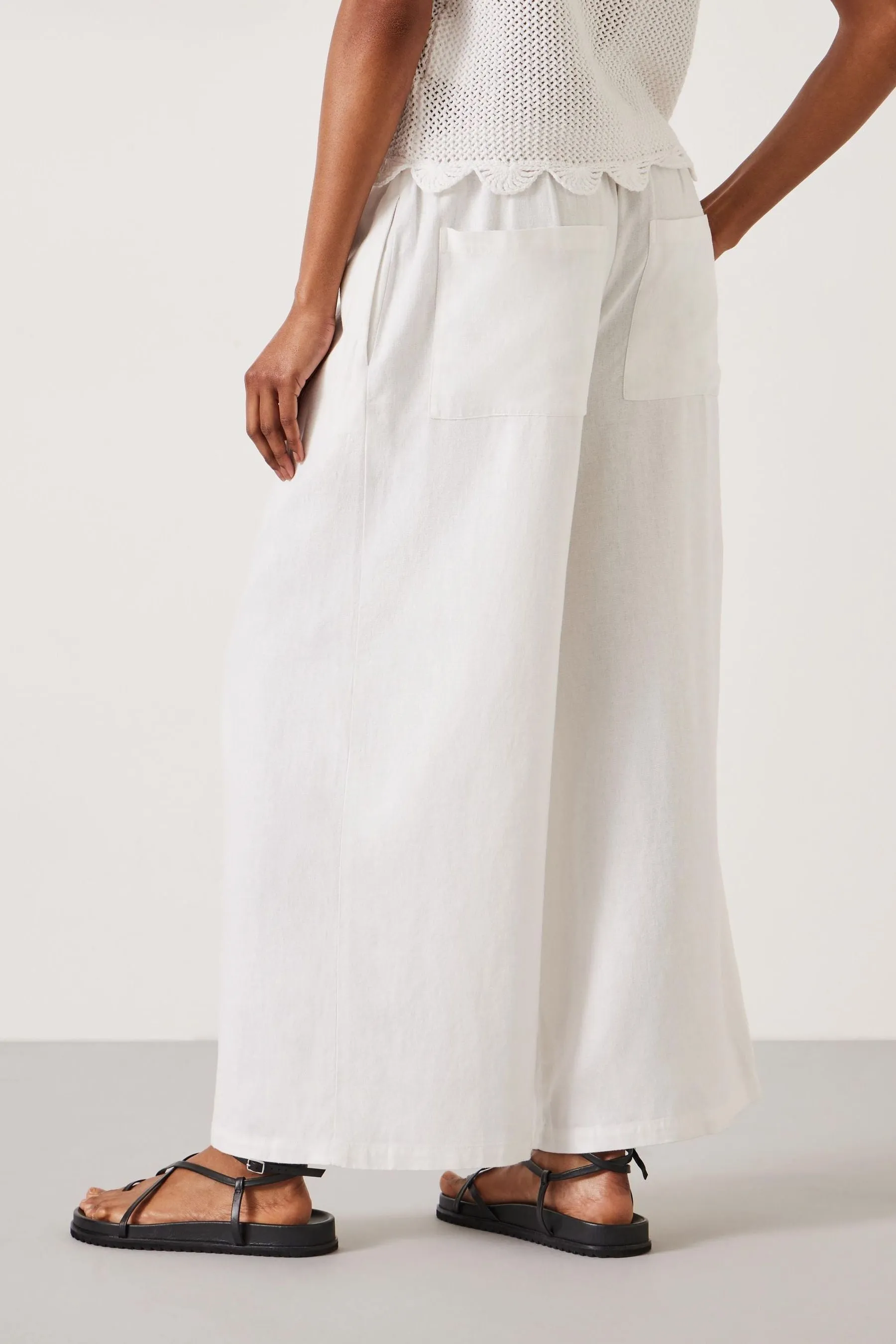 Hush Melissa - Blend Pantaloni ampi in lino    