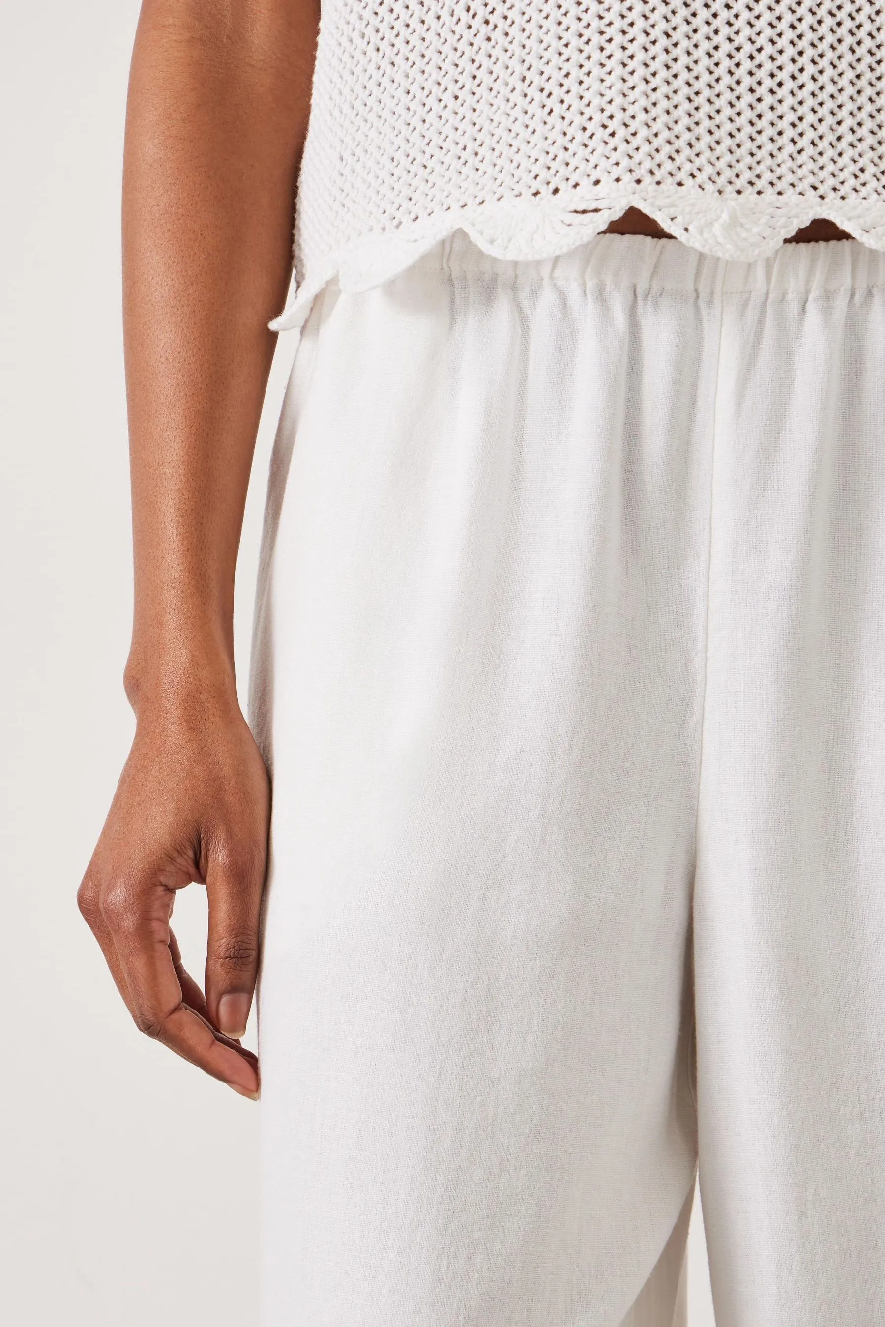 Hush Melissa - Blend Pantaloni ampi in lino    