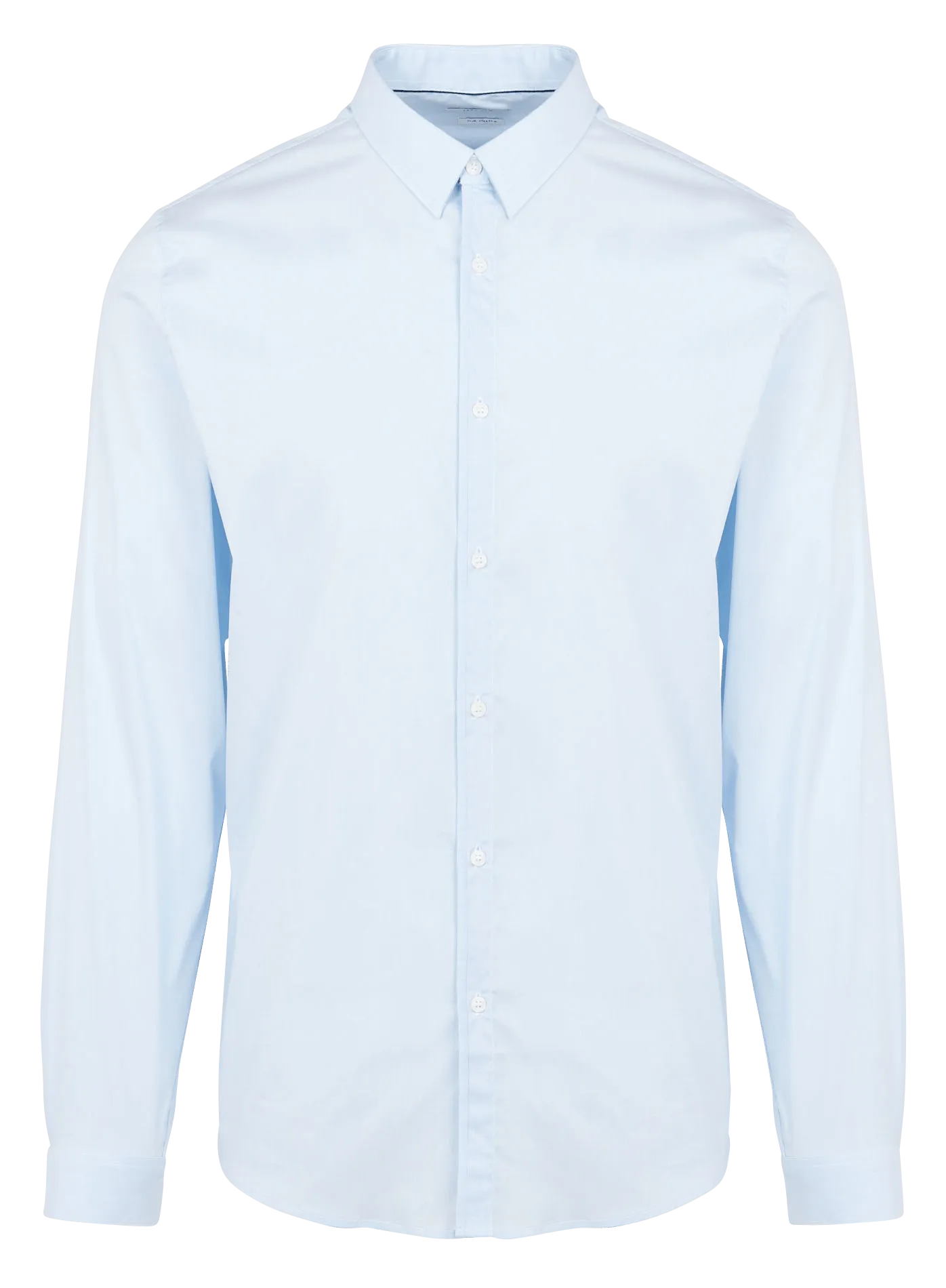  IKKS   Camicia collo classico slim fit in misto cotone | Blu