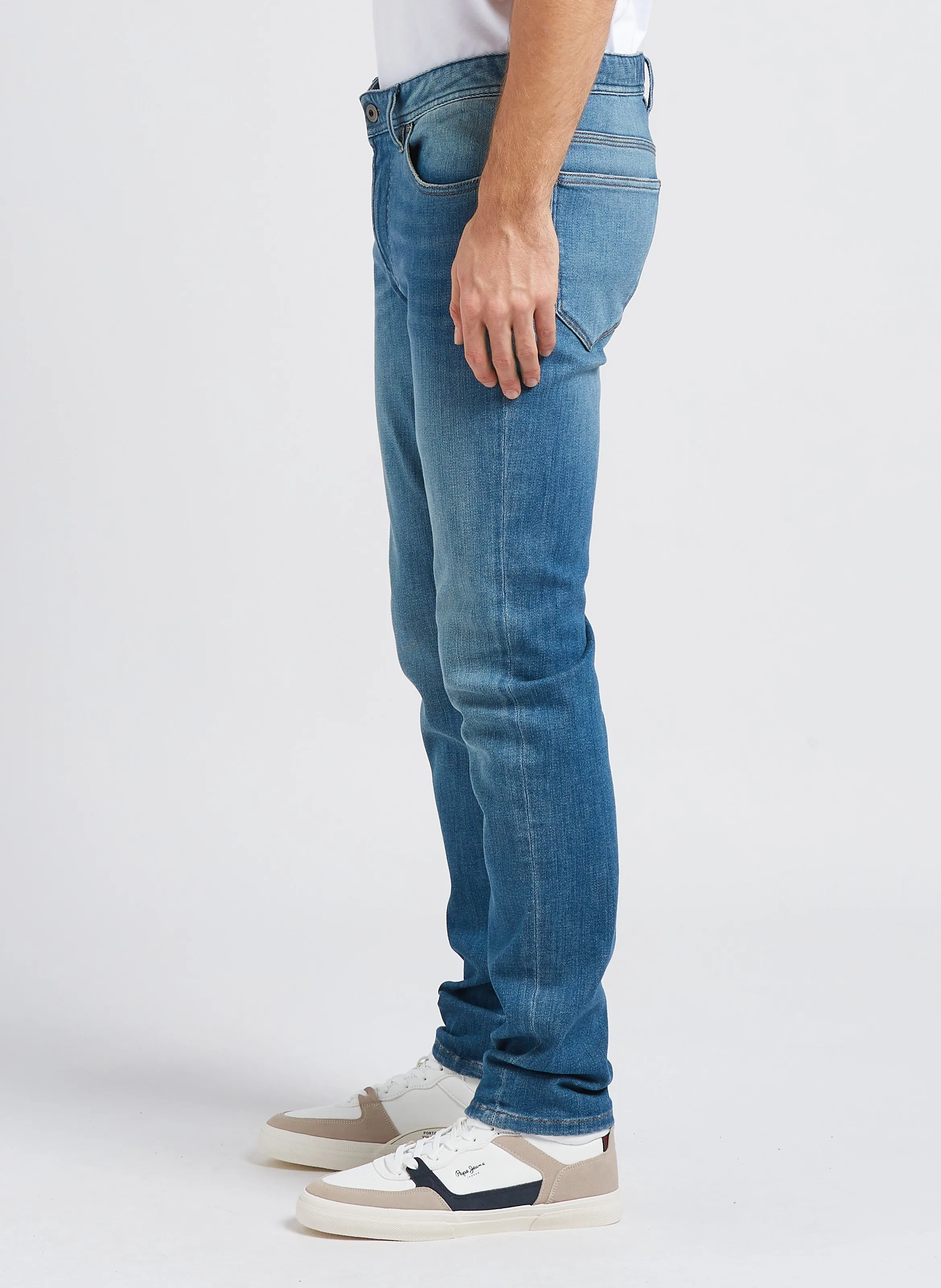  IKKS   Jeans slim in misto cotone | Blu