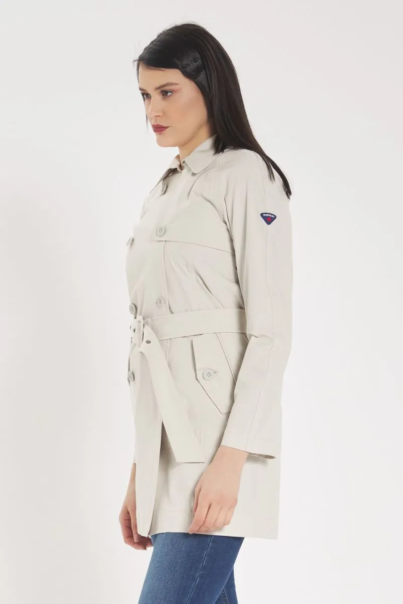 Impermeabile Donna Beige