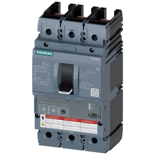 Interruttore automatico con contenitore stampato MCCB 3VA6140-7HL31-2AA0, 3, 40A, potere di interruzione 2,5 kA