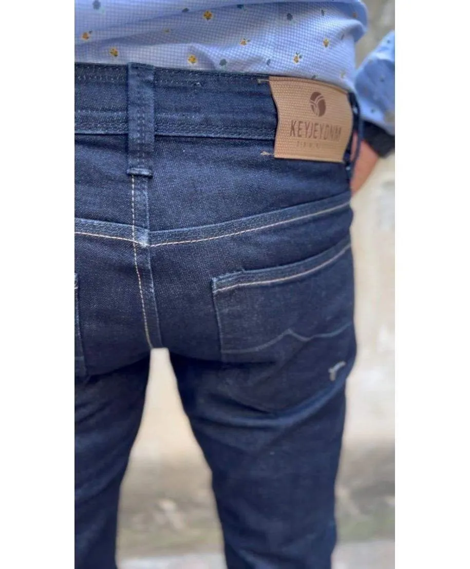 Jeans uomo - Lavaggio scuro - Key Jey - Slim
