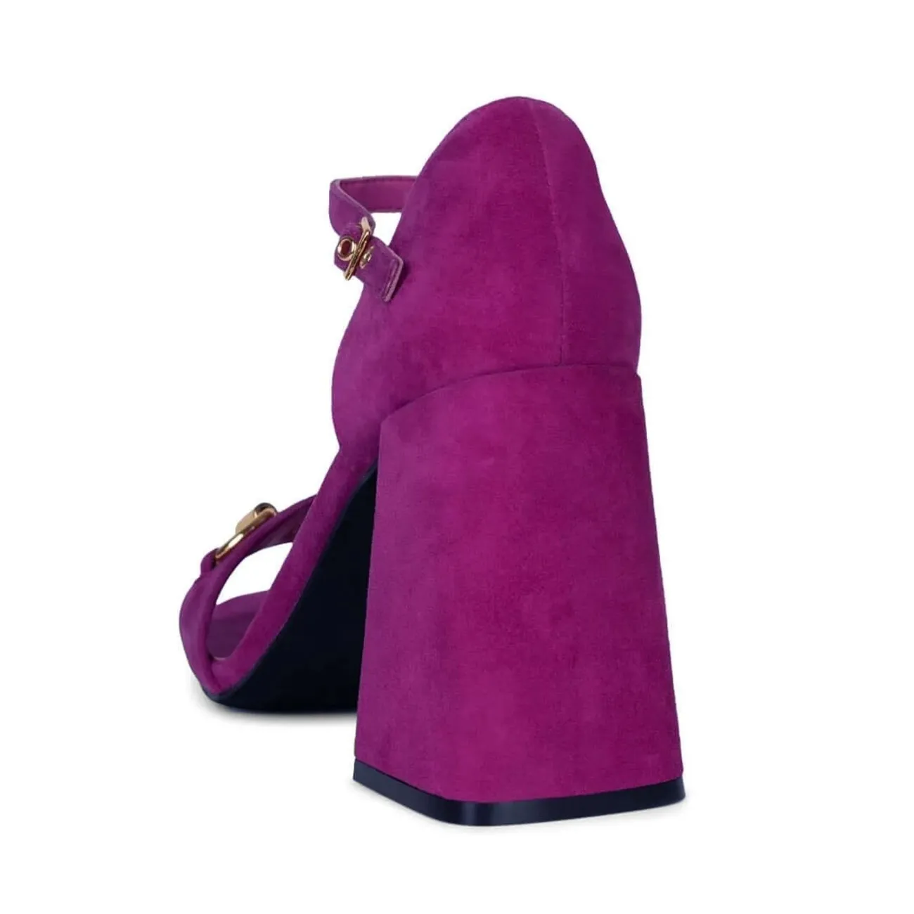 Jeffrey Campbell sandali tacco largo Pop Star viola