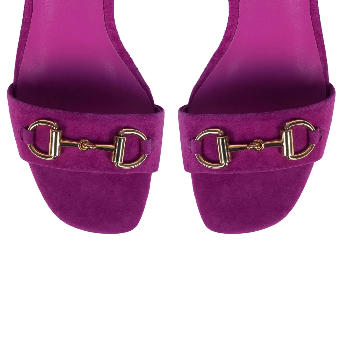 Jeffrey Campbell sandali tacco largo Pop Star viola