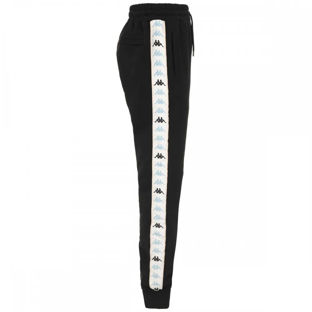 KAPPA -PANTALONE - BANDA ALANZO 2 - UOMO - NERO-MULTI - 61B3RW