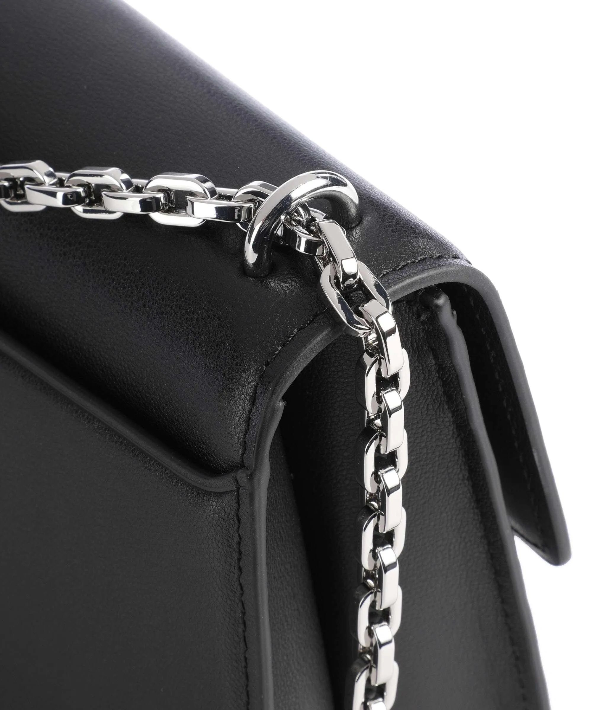  Karl Lagerfeld K/Ikonik 2.0 Borsa a spalla pelle di vacchetta finemente grana nero  