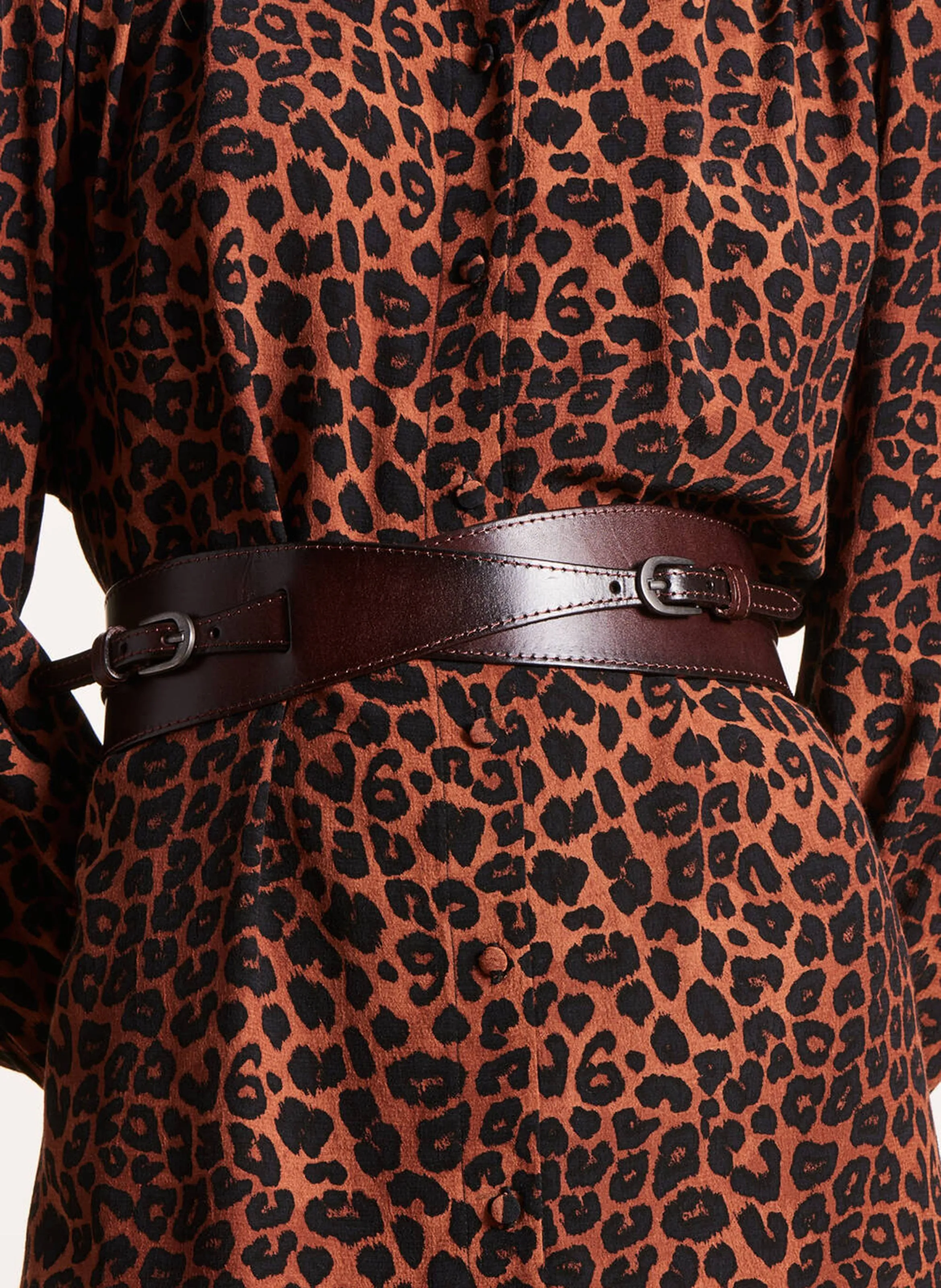 LA FEE MARABOUTEE   Cintura in misto pelle | Marrone