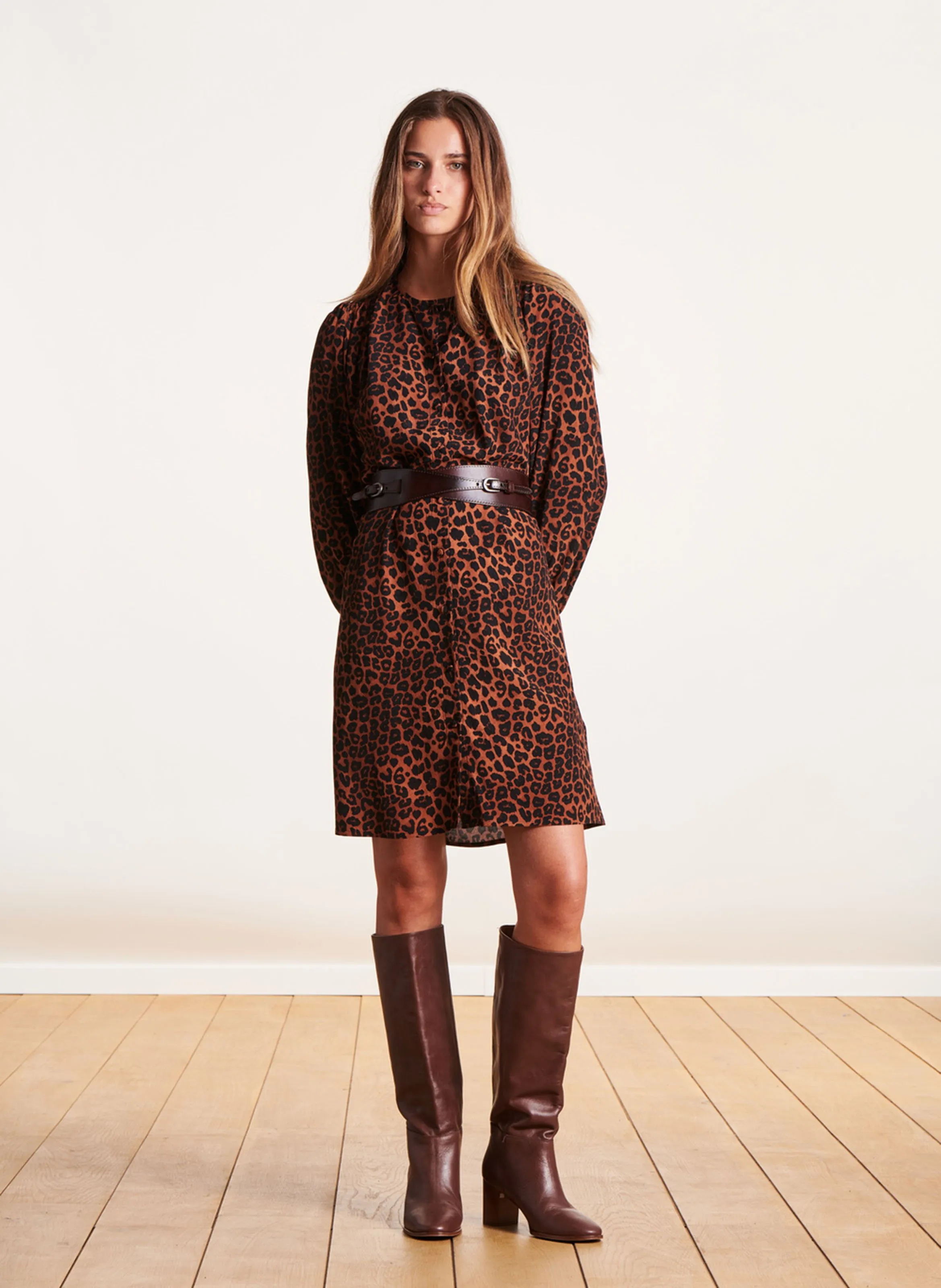  LA FEE MARABOUTEE   Cintura in misto pelle | Marrone