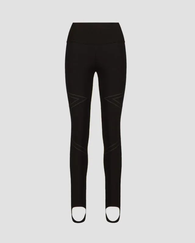 Leggings neri con elastico da donna Sportalm