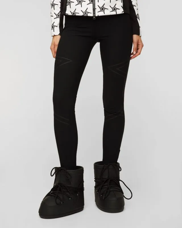 Leggings neri con elastico da donna Sportalm