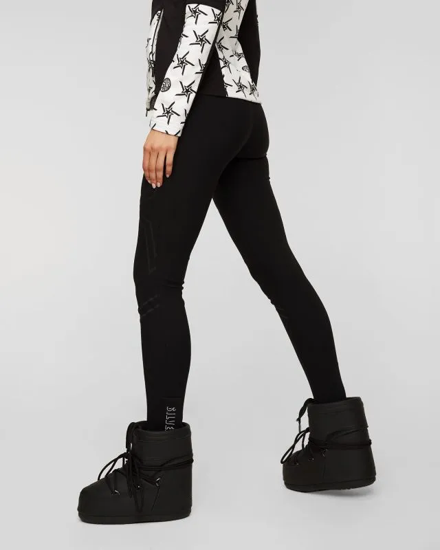 Leggings neri con elastico da donna Sportalm