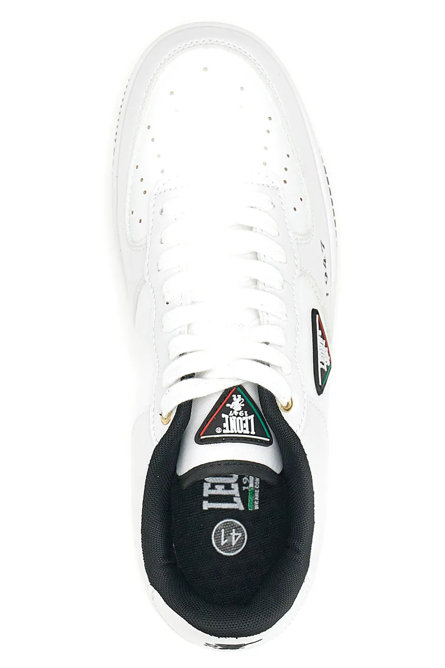   LEONE Sneakers Bianche e Nere Leone 37