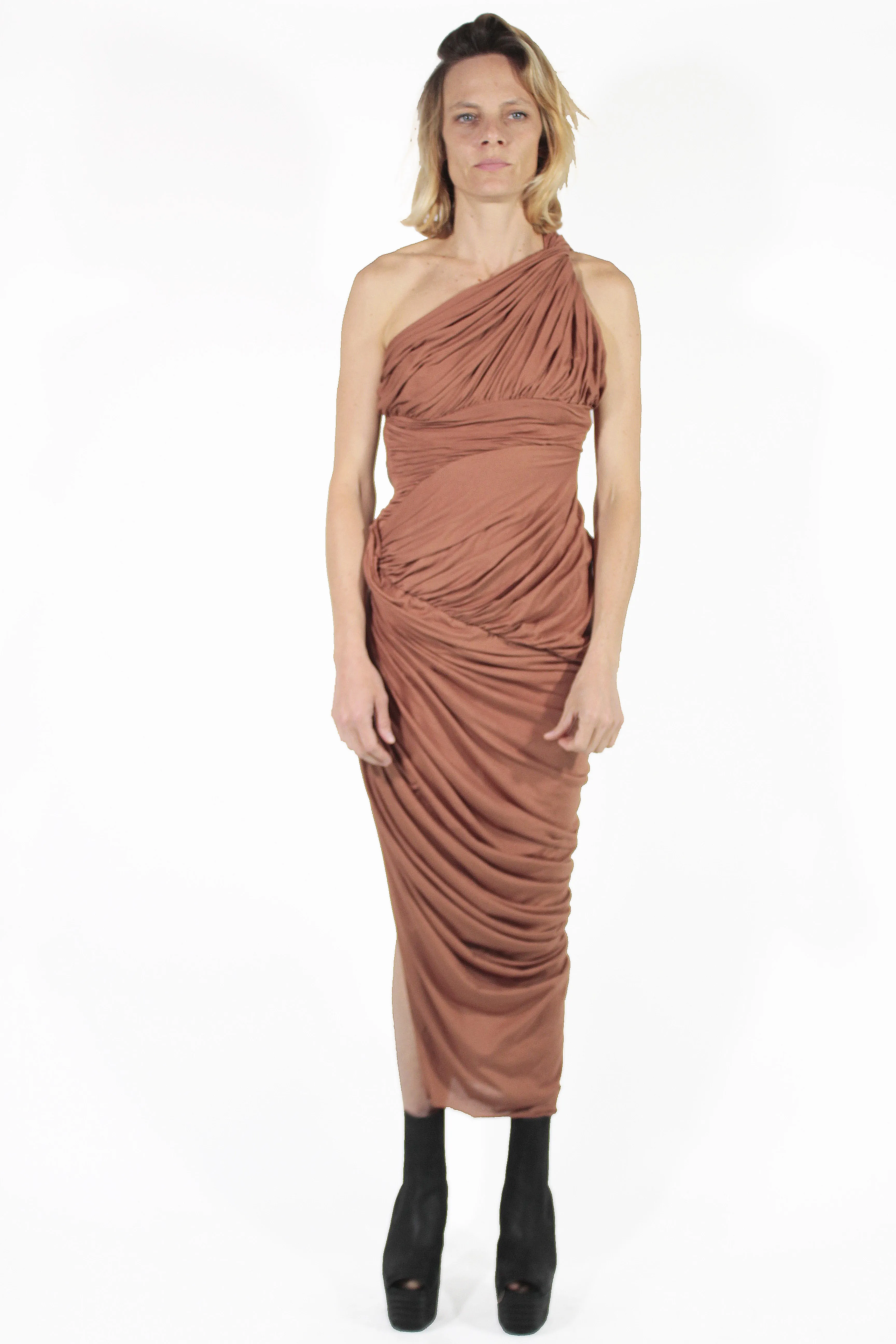   Lido Drapped Gown Dress 