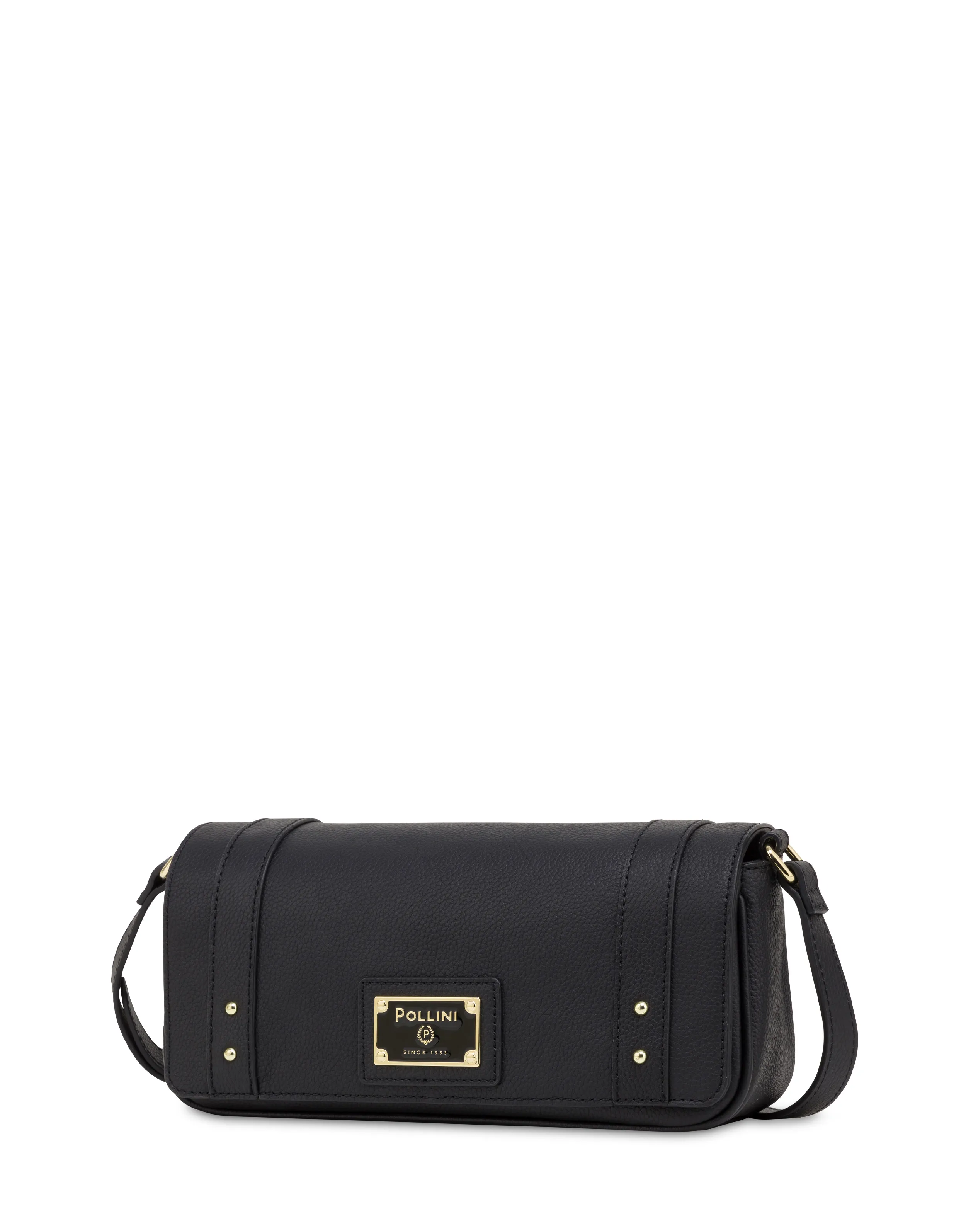     Linea Pollini Borsa A Spalla In Vitello Serena Nero