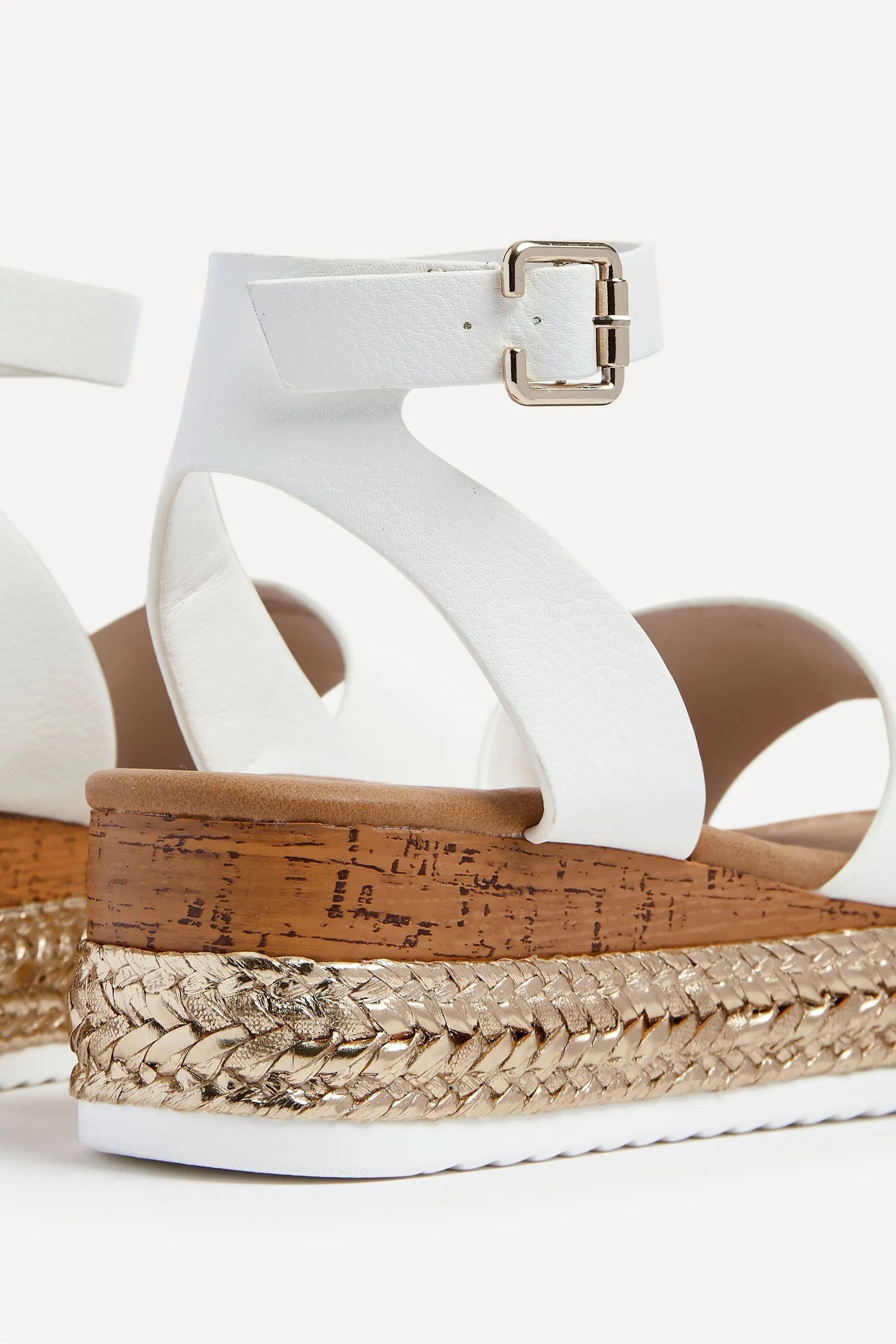 Linzi Vestibilità ampia - Marisol - Scarpe flatform espadrillas con Sandali intrecciata