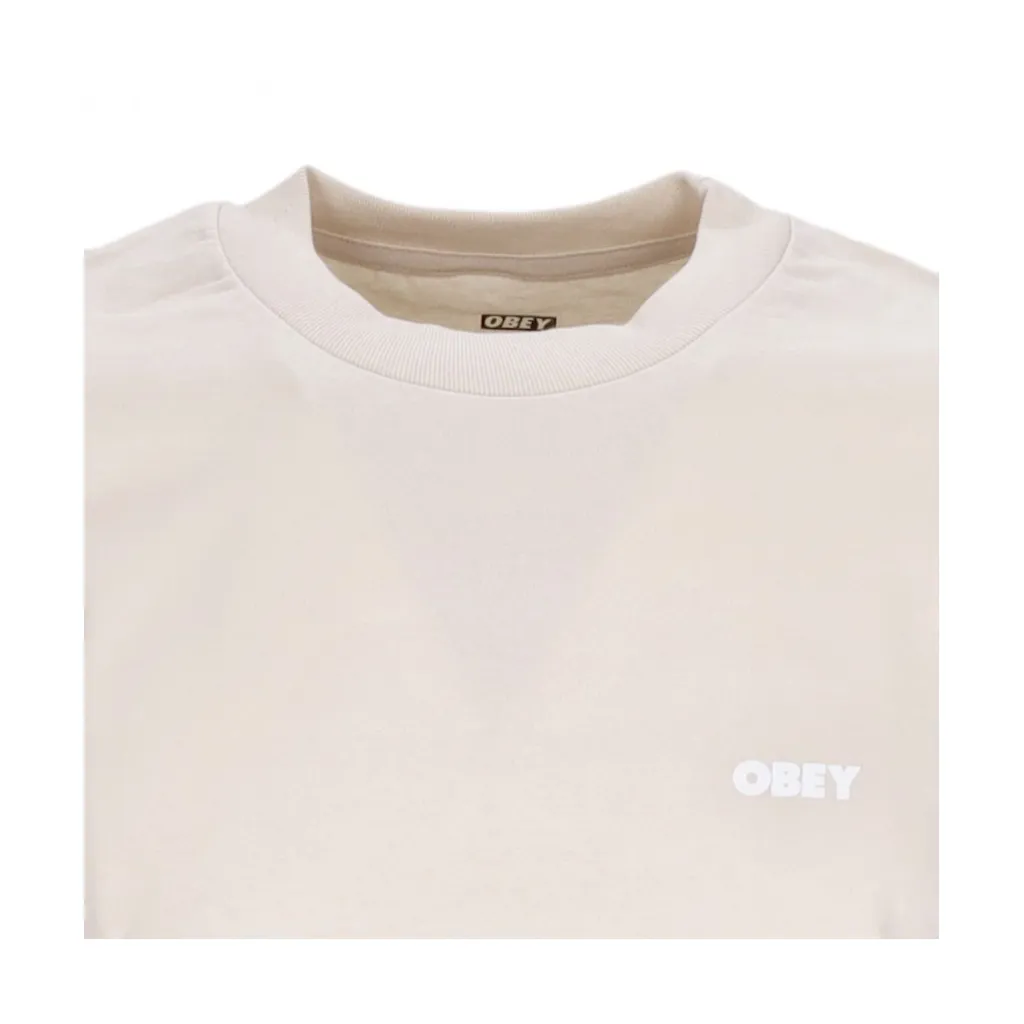 maglietta uomo obey 2 classic tee CREAM