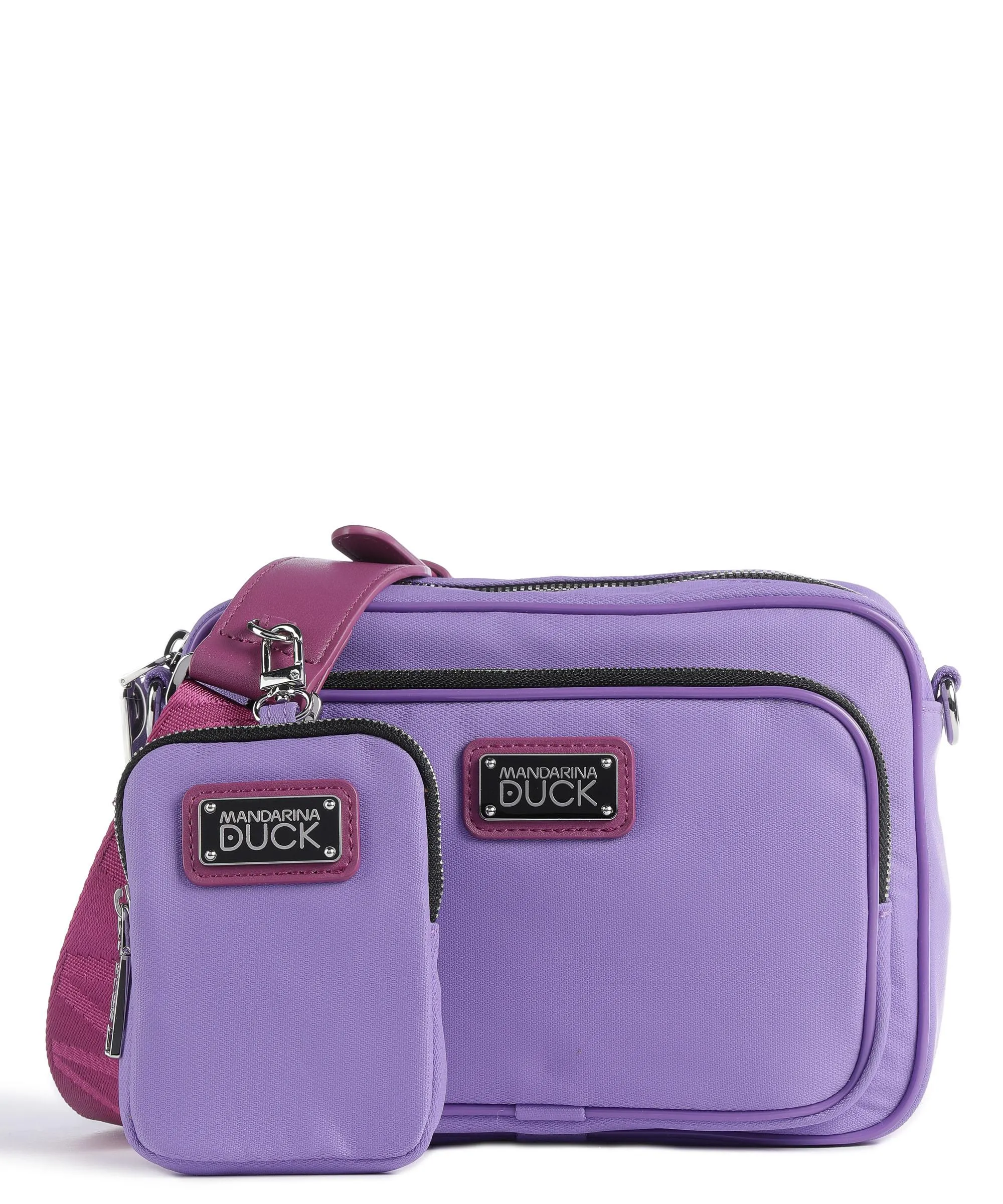  Mandarina Duck Style Borsa a tracolla nylon viola  