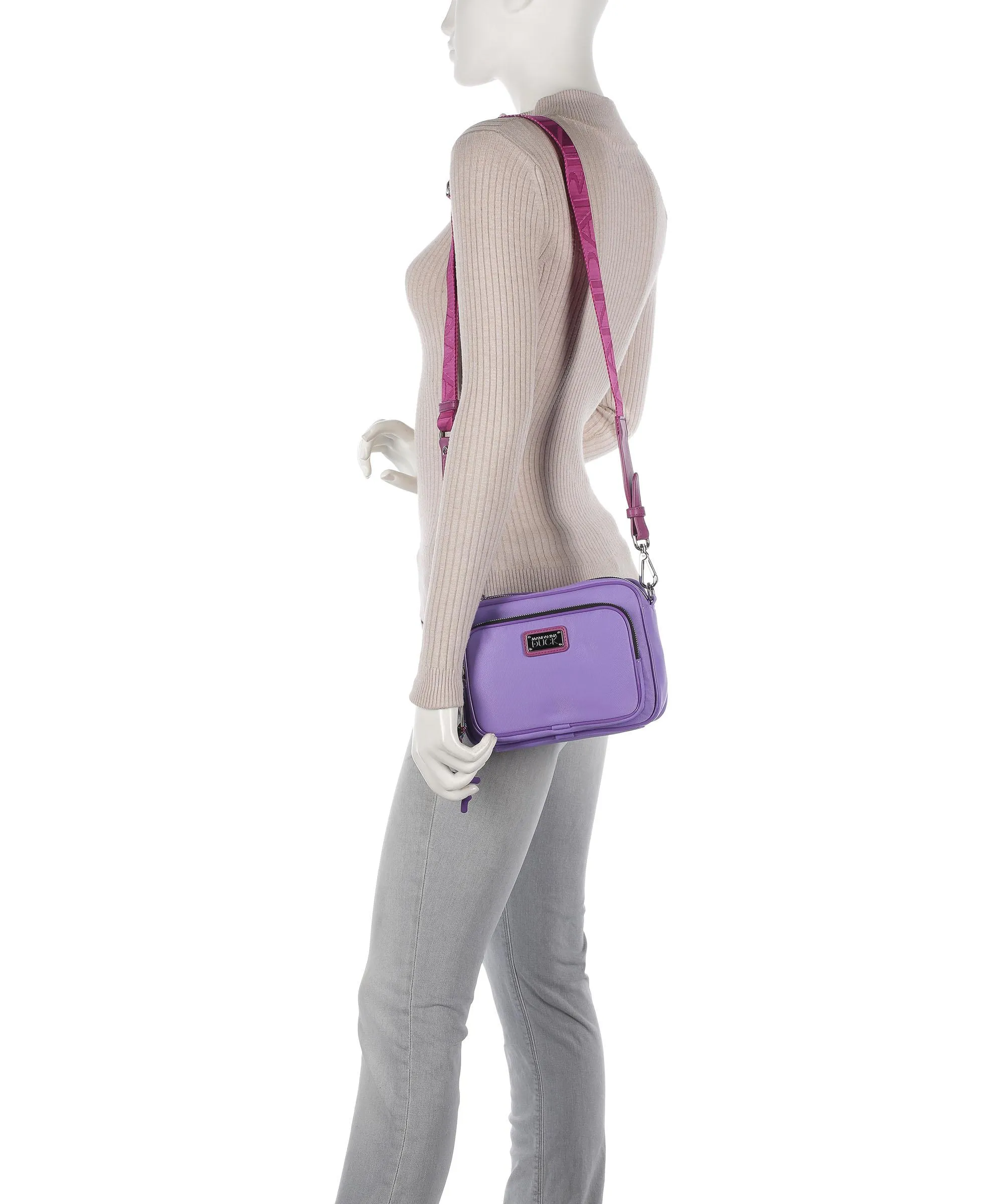  Mandarina Duck Style Borsa a tracolla nylon viola  