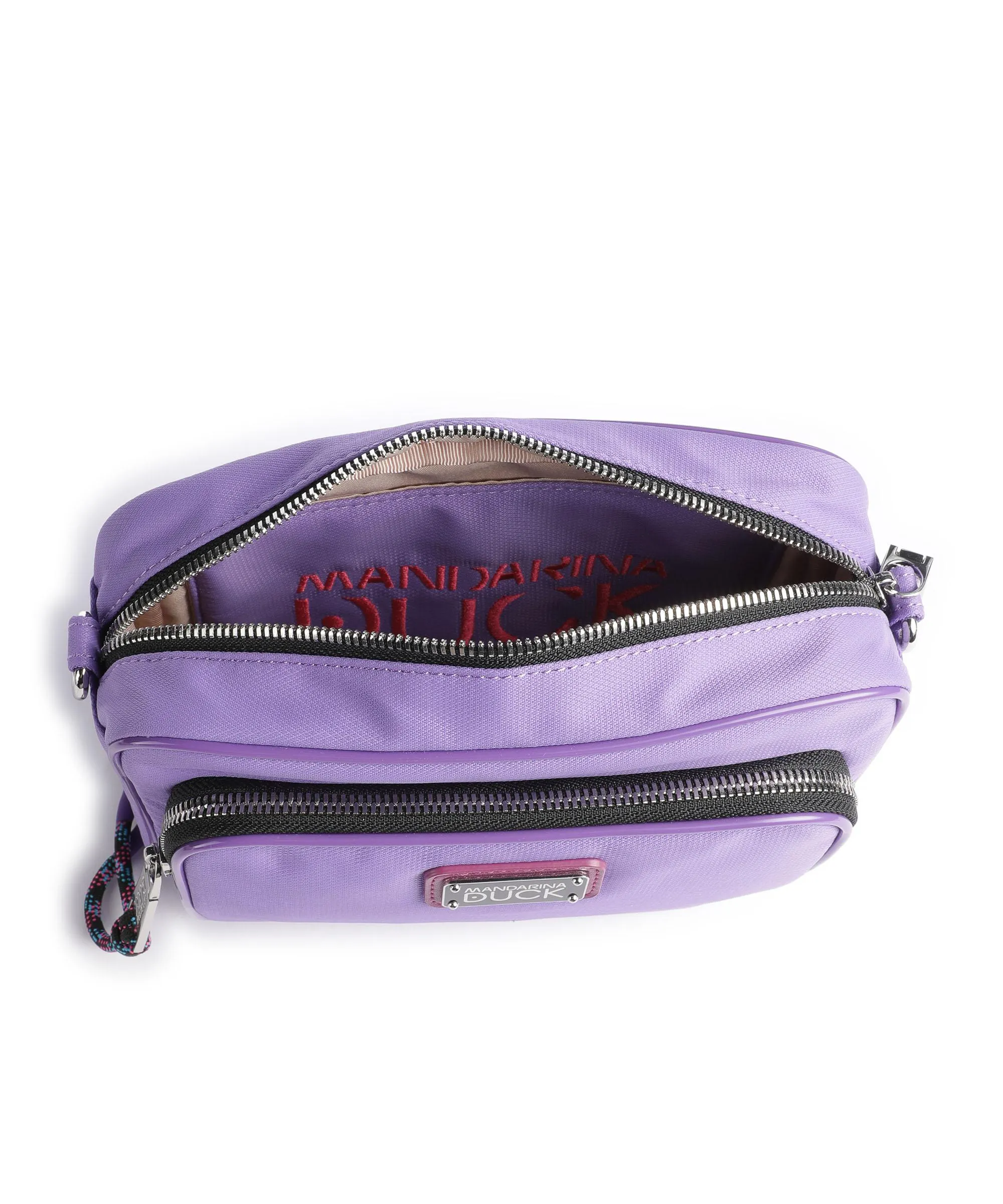  Mandarina Duck Style Borsa a tracolla nylon viola  