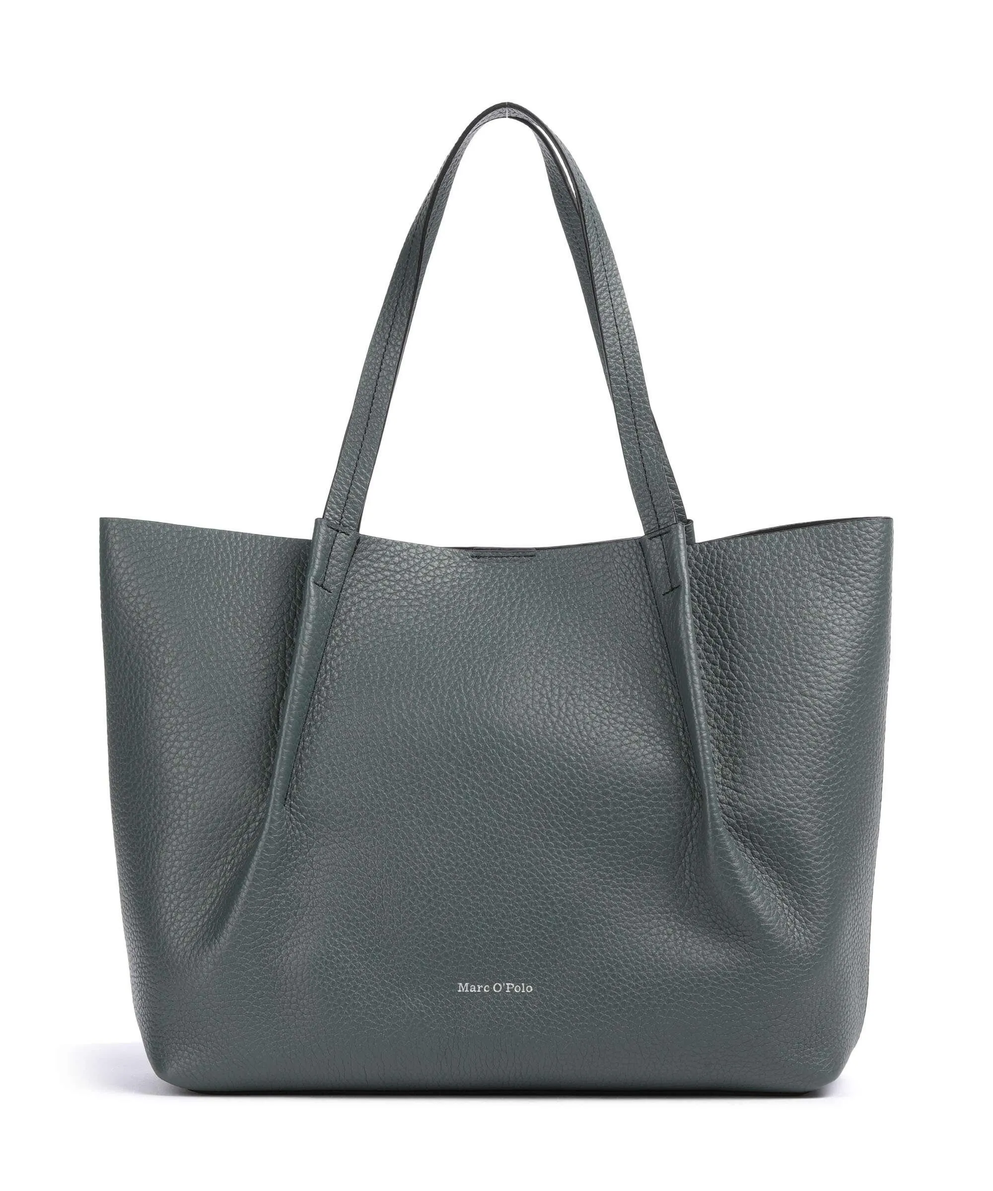  Marc O'Polo Brenna L Borsa shopper pelle granulata verde  
