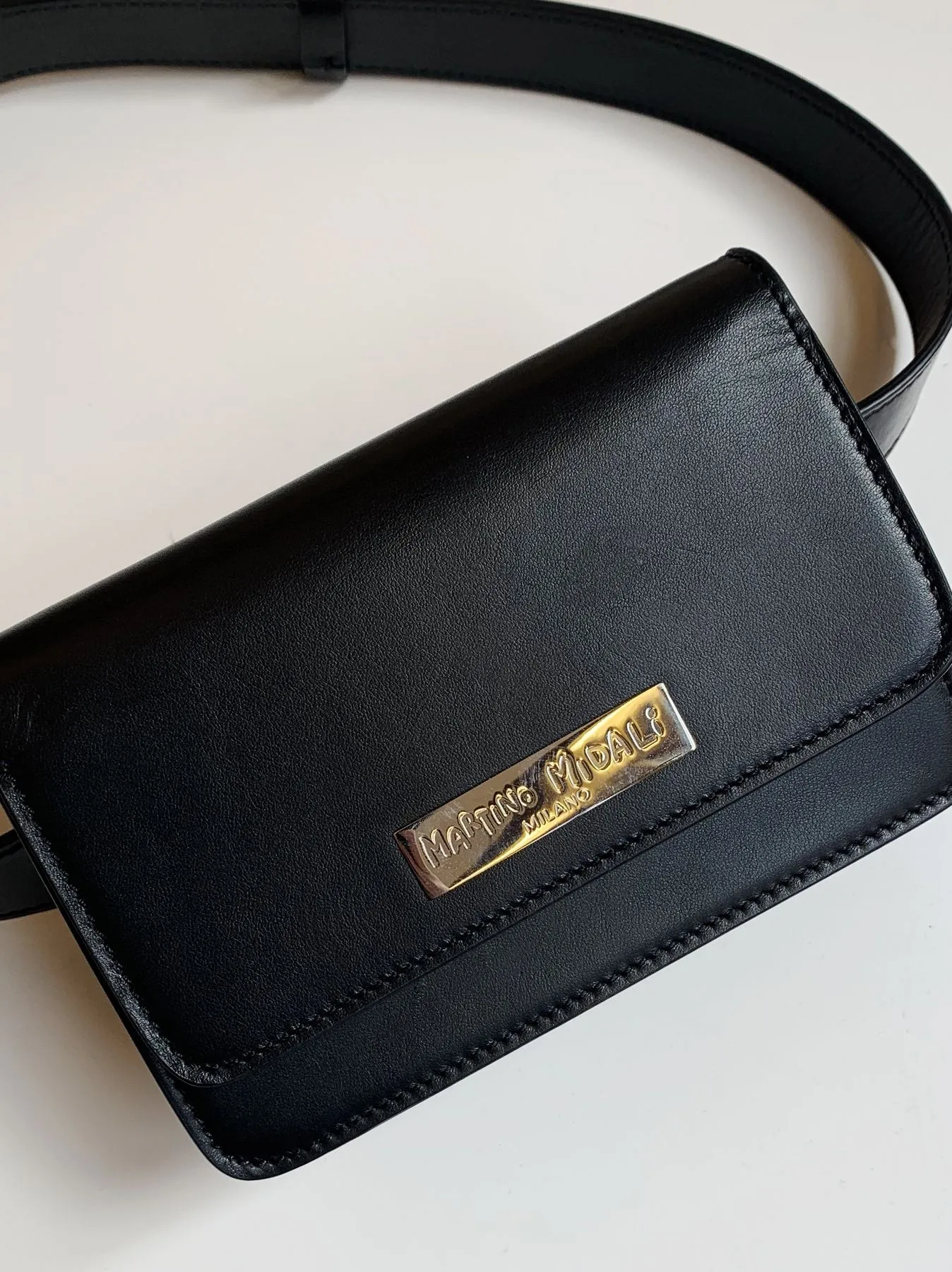 Marsupio con cintura in pelle