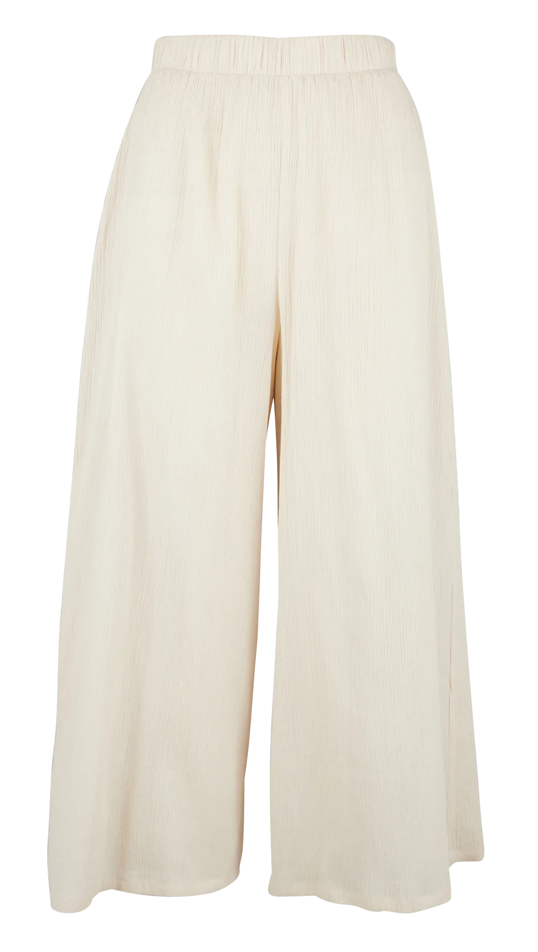  MAX MARA LEISURE   SIMEONE - Pantaloni larghi 7/8 in cotone | Beige