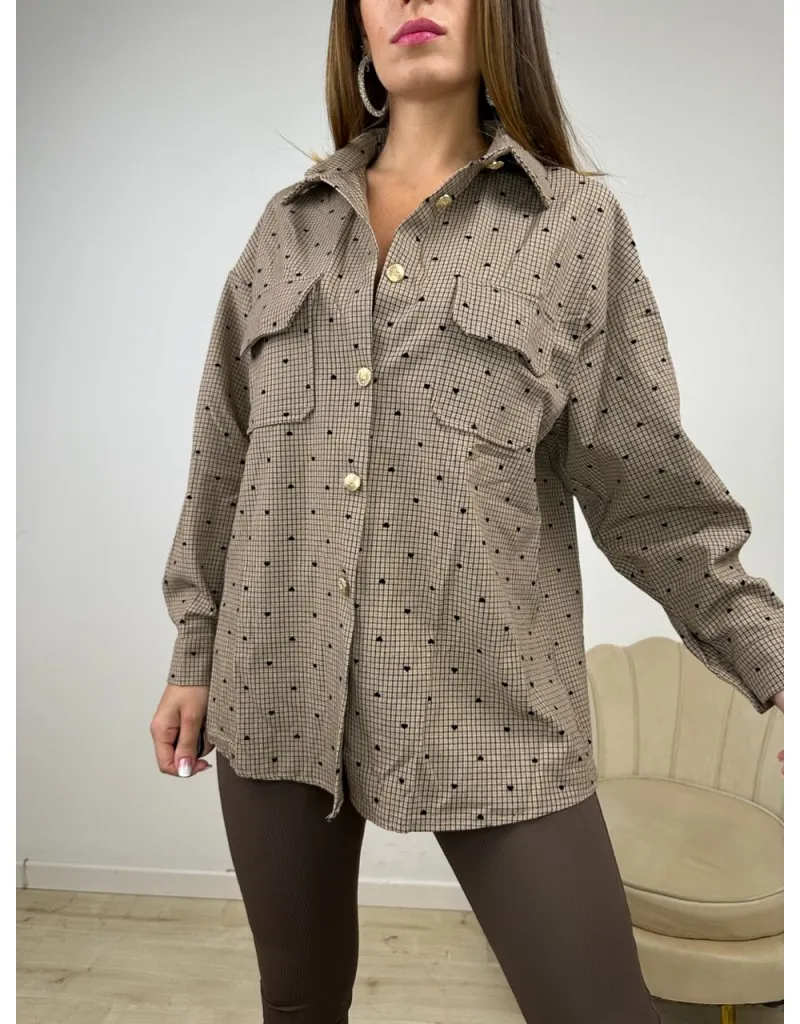 MAXI CAMICIA LISAY BEIGE