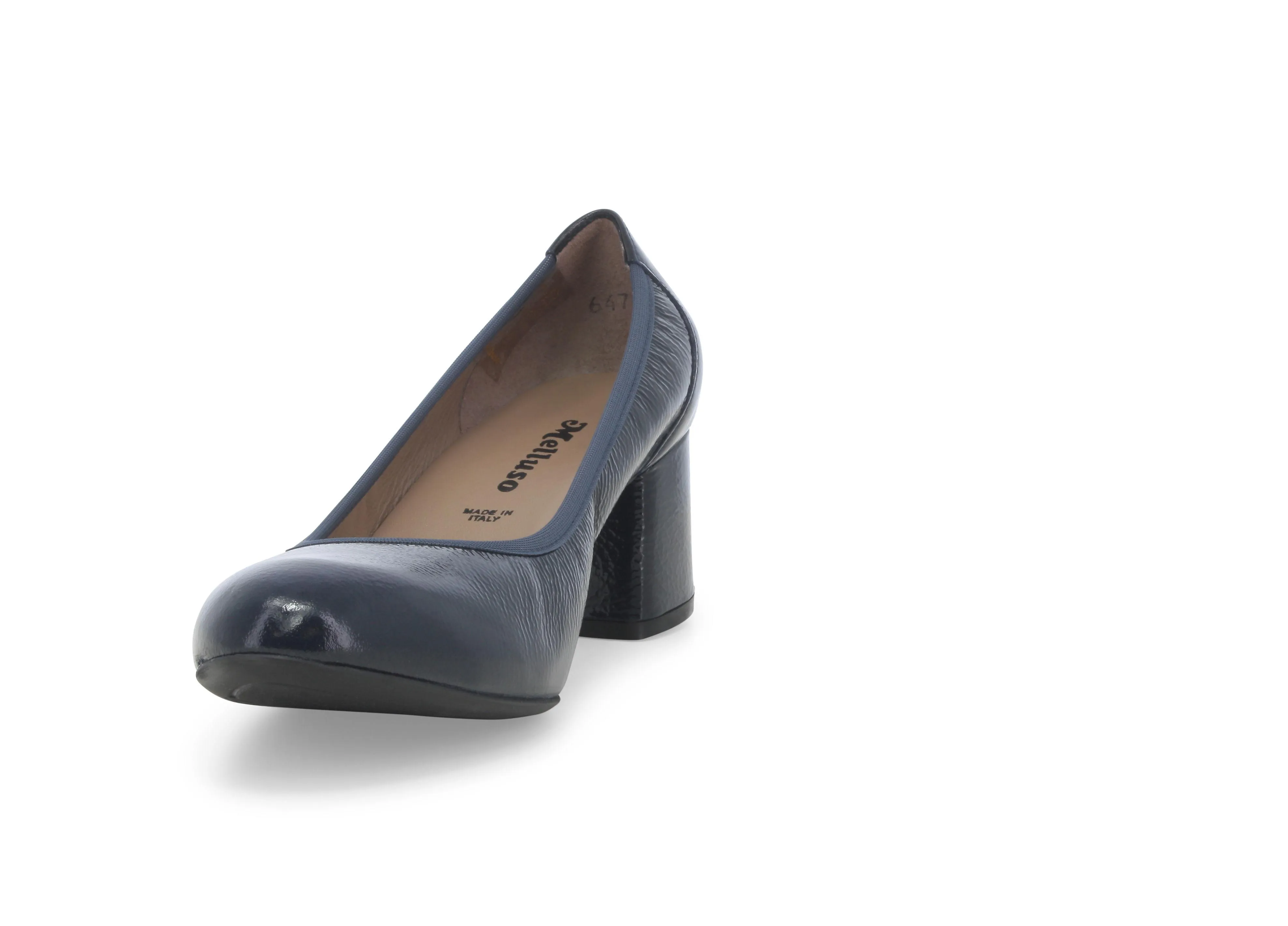 Melluso Decollete donna in vernice blu notte d5096w