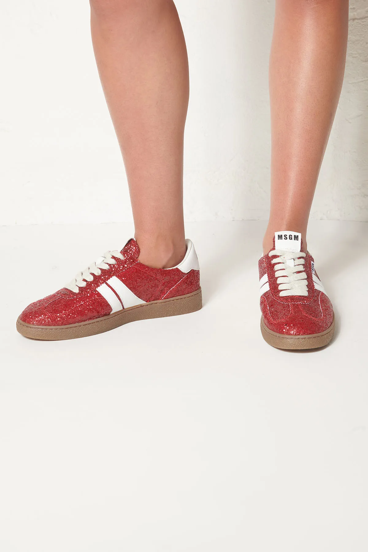 MSGM Sneakers con brillantini
