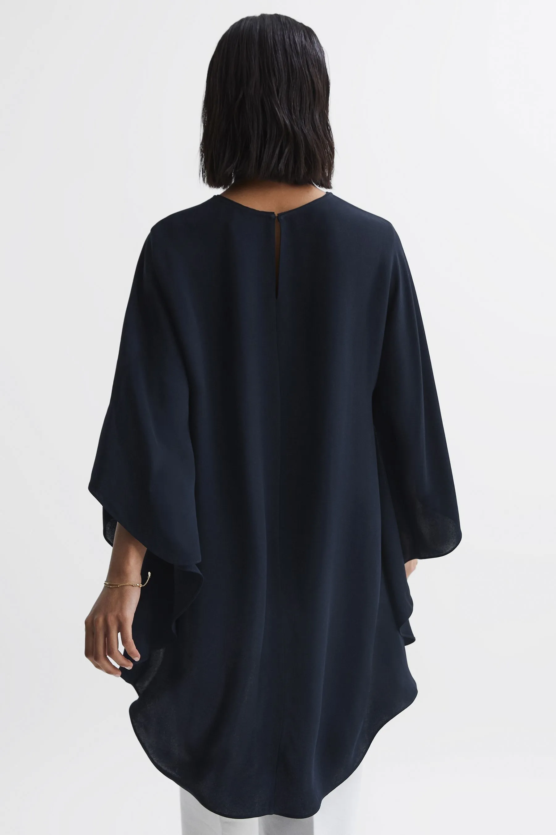 Multicolore - Liana - Blusa con Girocollo a mantella    