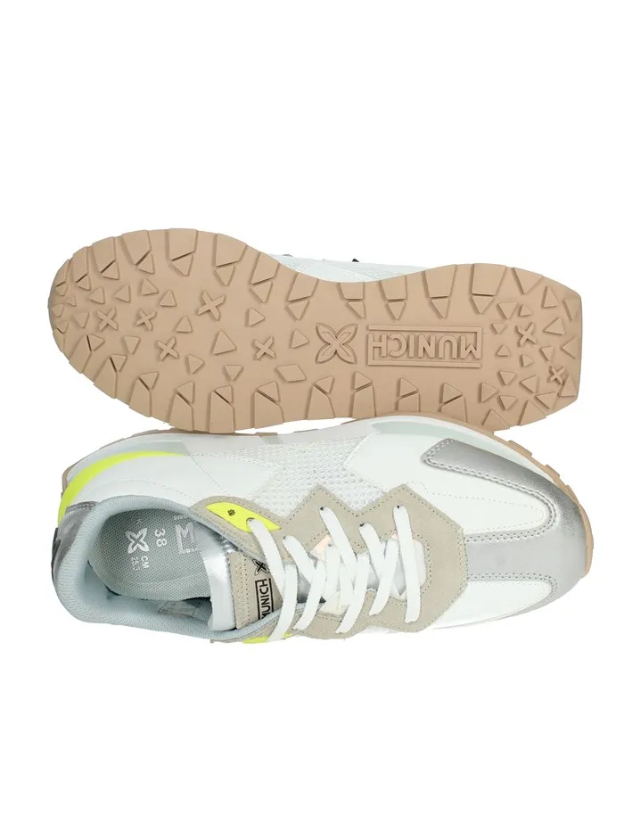 Munich  SNEAKERS BASSA 8189013 BIANCO/ARGENTO