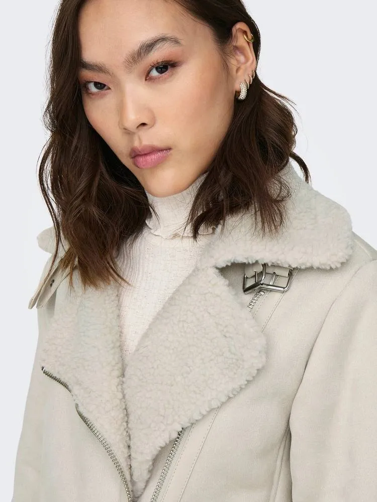 New Diana Aviator Jacket - Giacca in Simil Suede