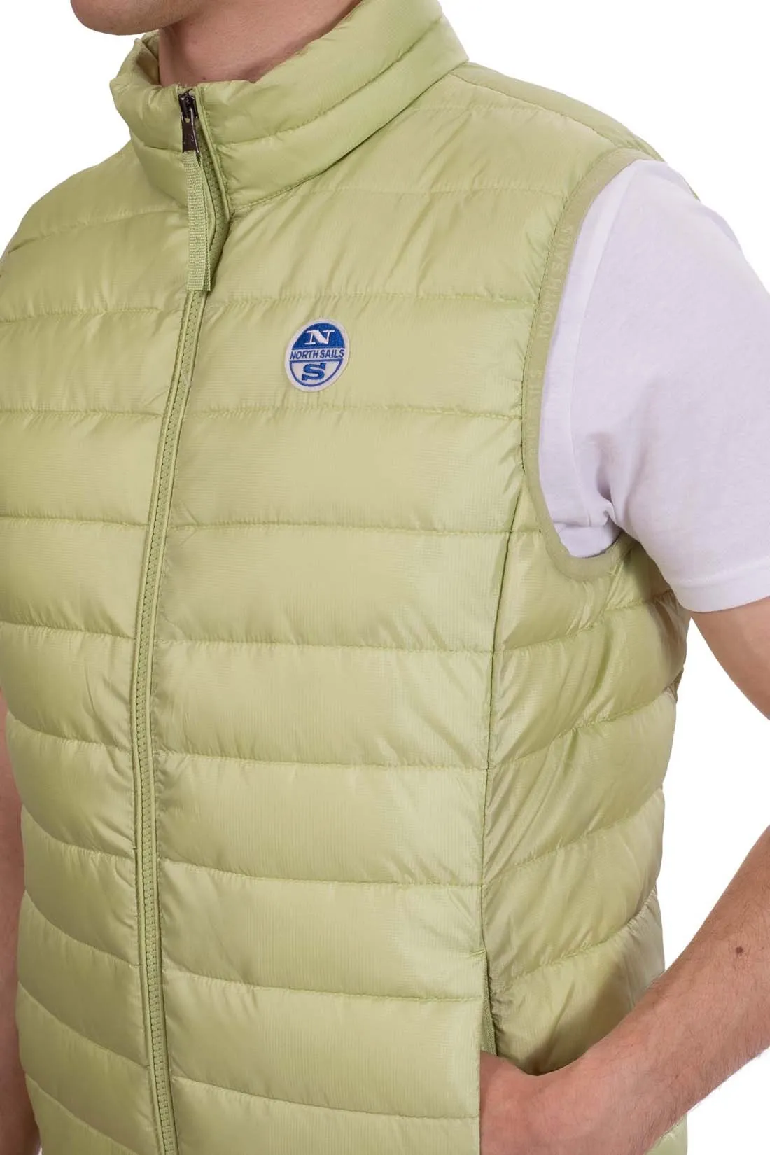 NORTH SAILS Piumino uomo smanicato imbottito con logo