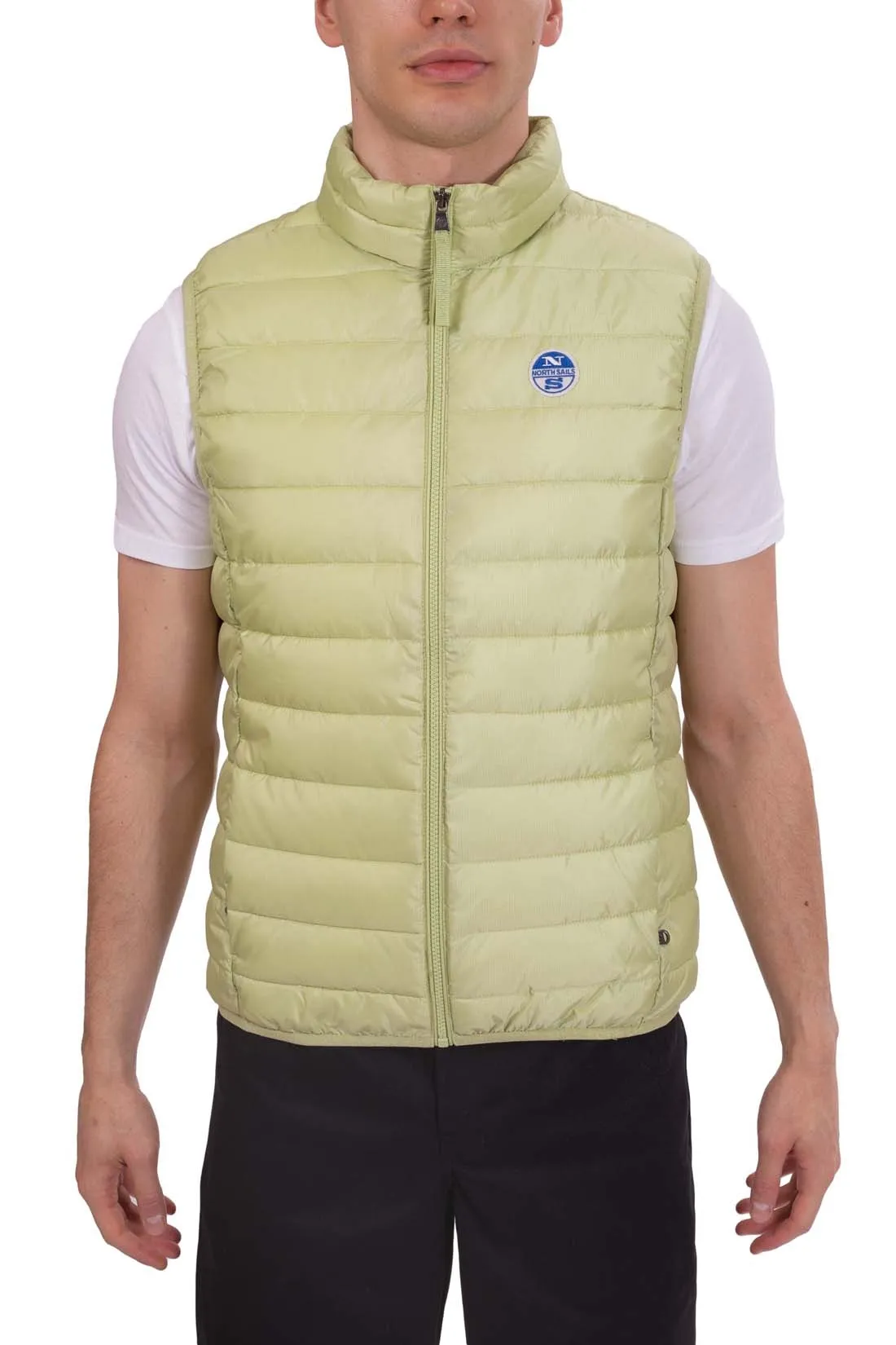 NORTH SAILS Piumino uomo smanicato imbottito con logo