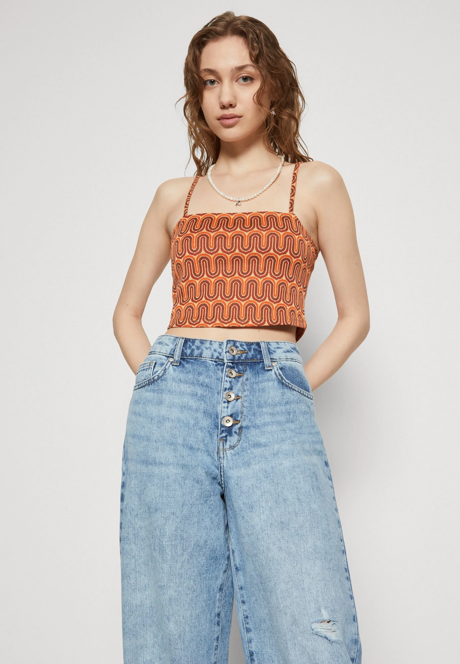 ONLMOLLY WIDE LEG  - Jeans baggy