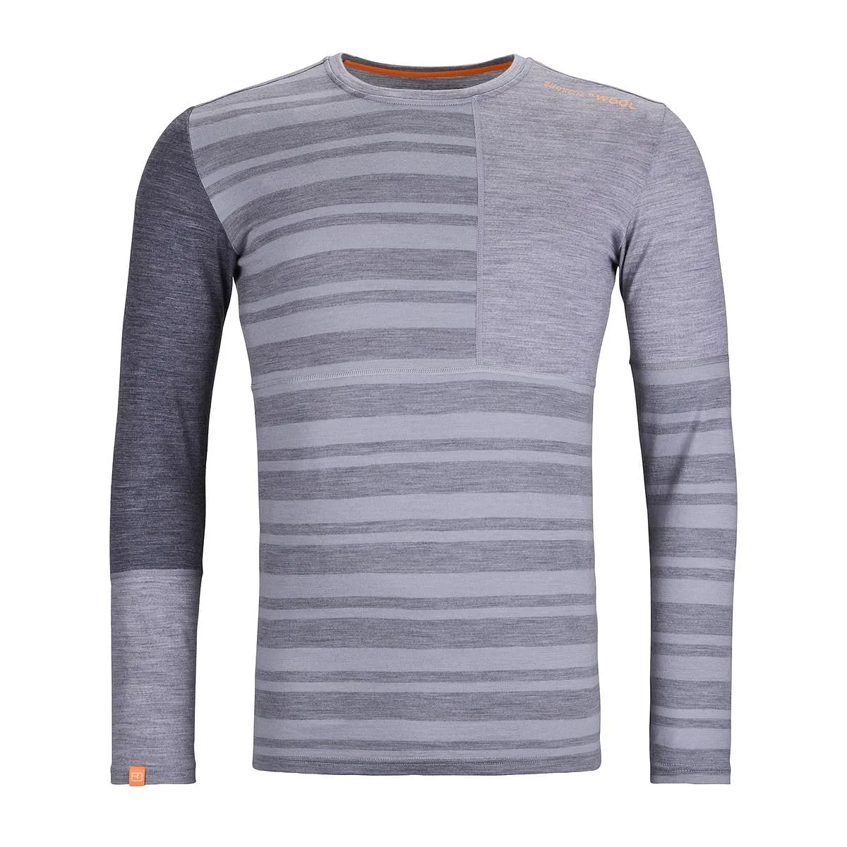      ORTOVOX MAGLIA MANICA LUNGA 185 ROCK'N WOOL  