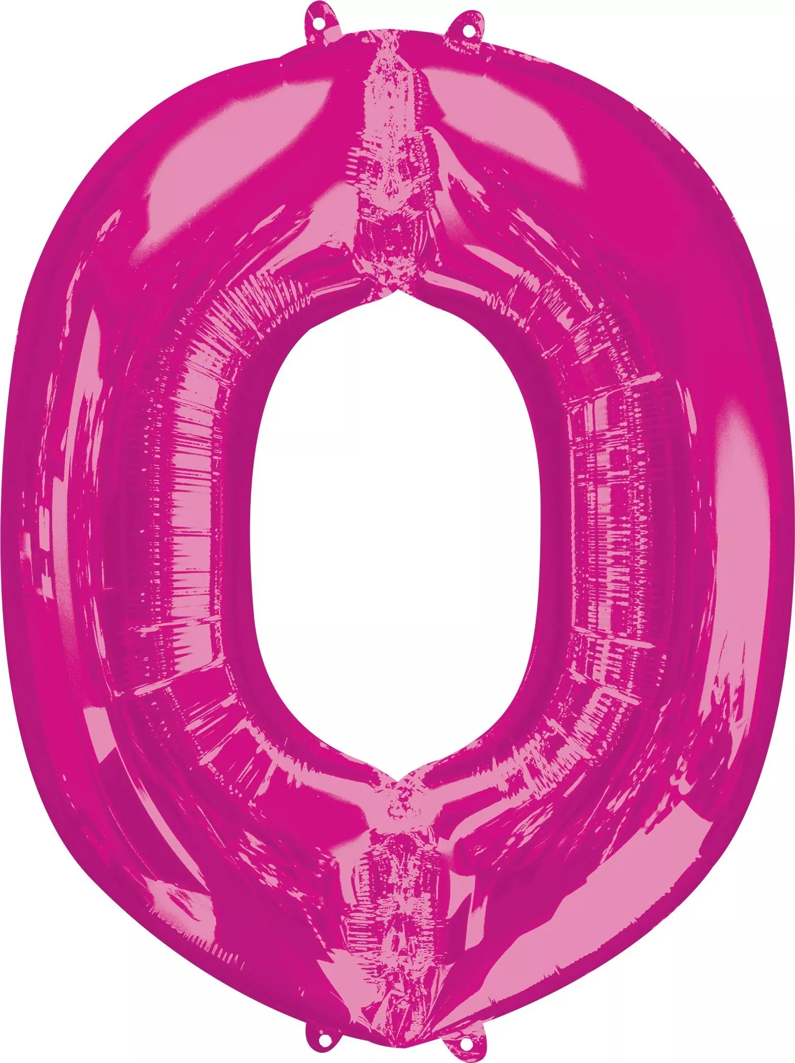 Palloncino foil lettera O rosa XL 86 cm