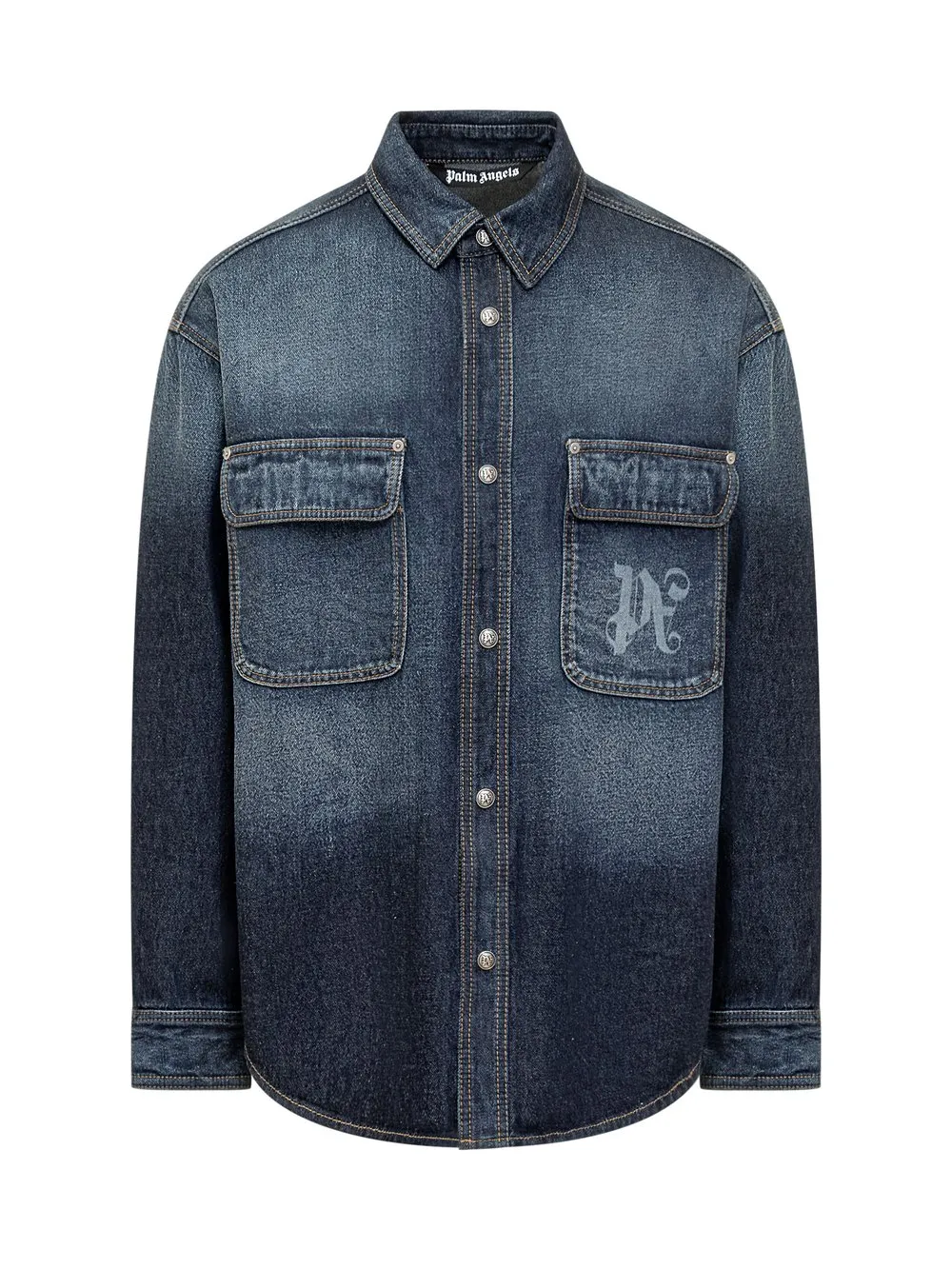 PALM ANGELS Camicia con Monogram PA 