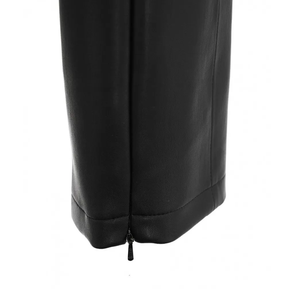 Pantalone in faux leatherNicolette nero