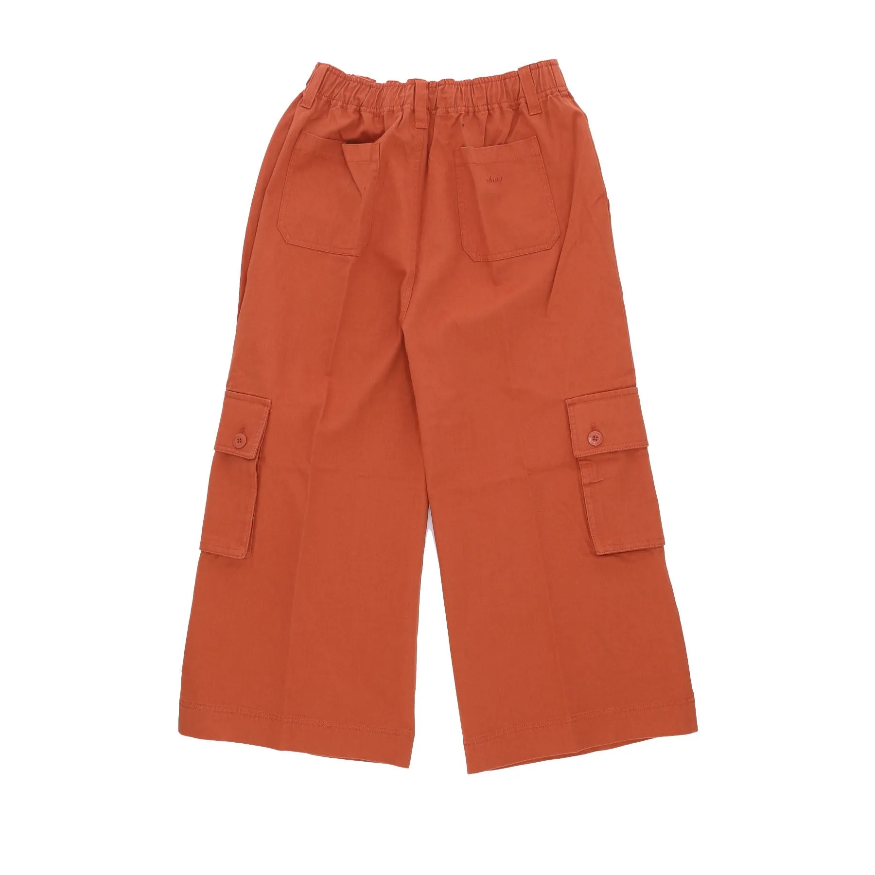 Pantalone Lungo Donna Hazel Cropped Wide Pant Bombay Brown
