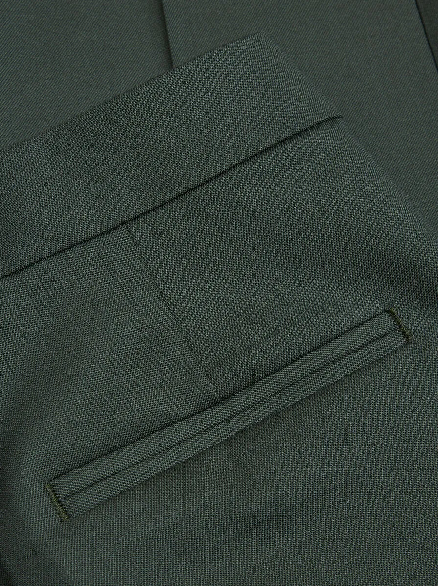 PANTALONI CROPPED IN LANA STRETCH