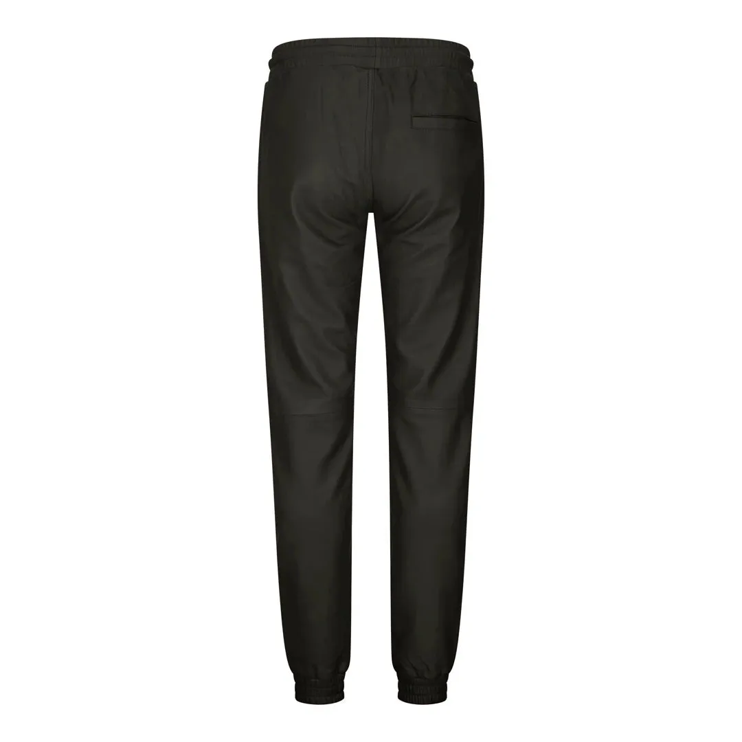 Pantaloni da Donna in Vera Pelle Jogger Jeans Elasticizzati