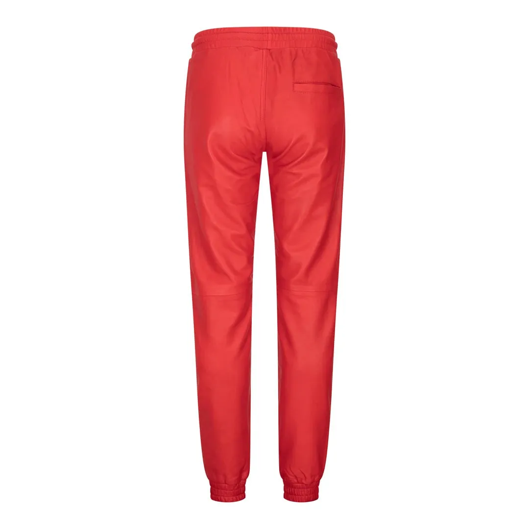 Pantaloni da Donna in Vera Pelle Jogger Jeans Elasticizzati