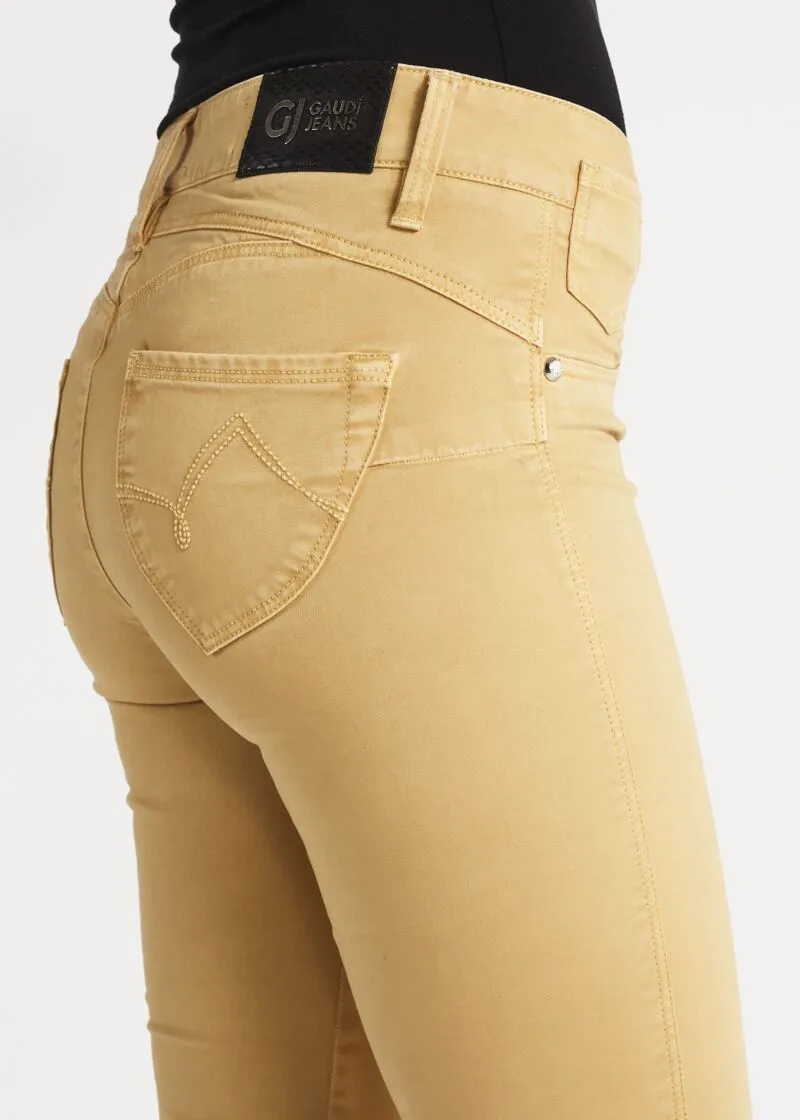 Pantaloni skinny in cotone stretch